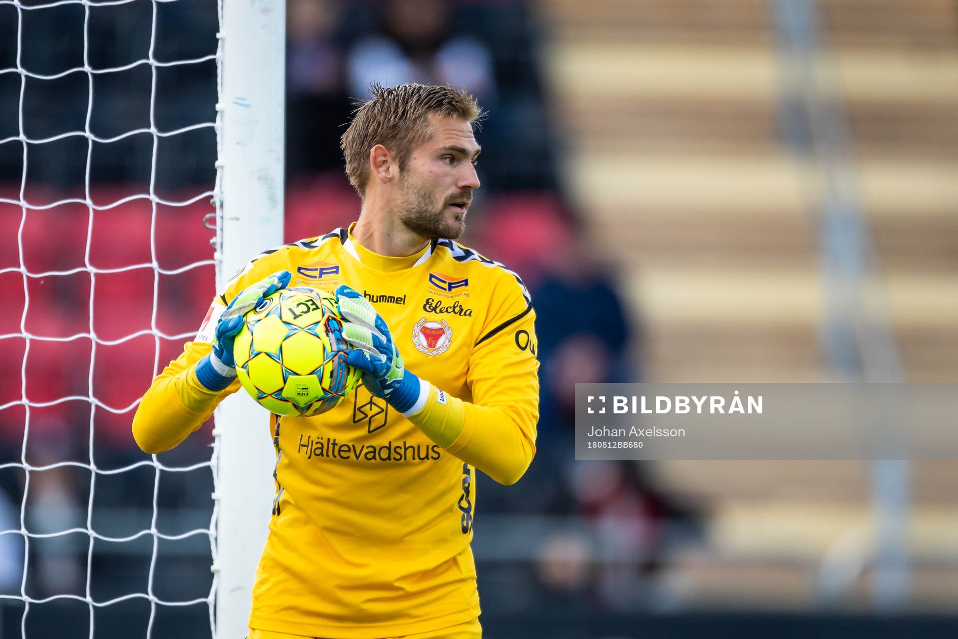 Kalmars målvakt Lucas Hägg-Johansson