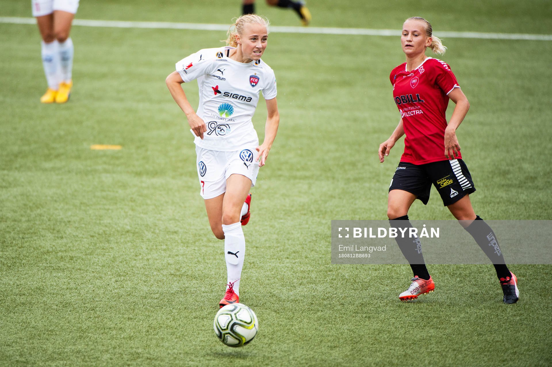 Rosengårds Ebba Wieder och Limhamn Bunkeflos Sofia