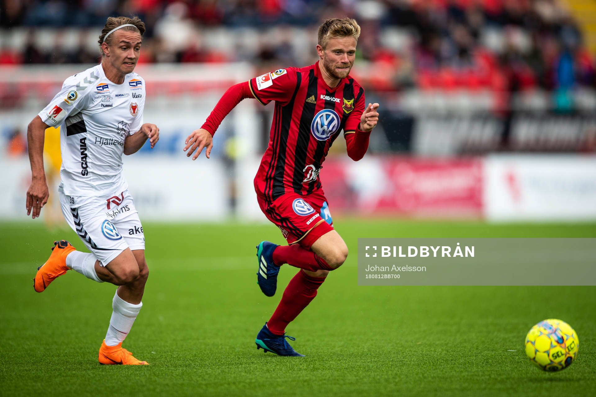 Kalmars Isak Magnusson  och Östersunds Dennis Widgren