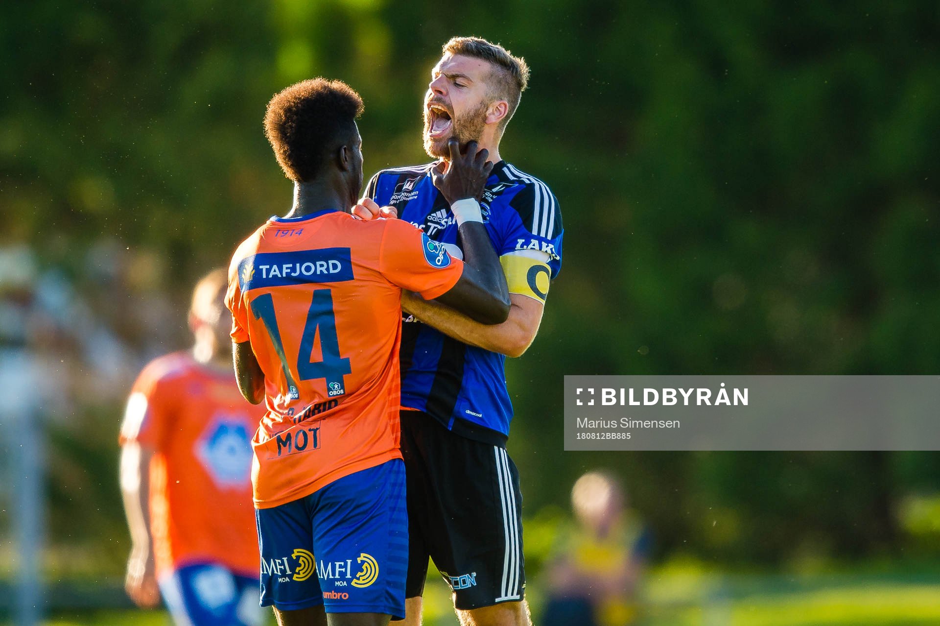 Vegar Heggenes Gjermundstad of Florø and Pape Habib Gueye