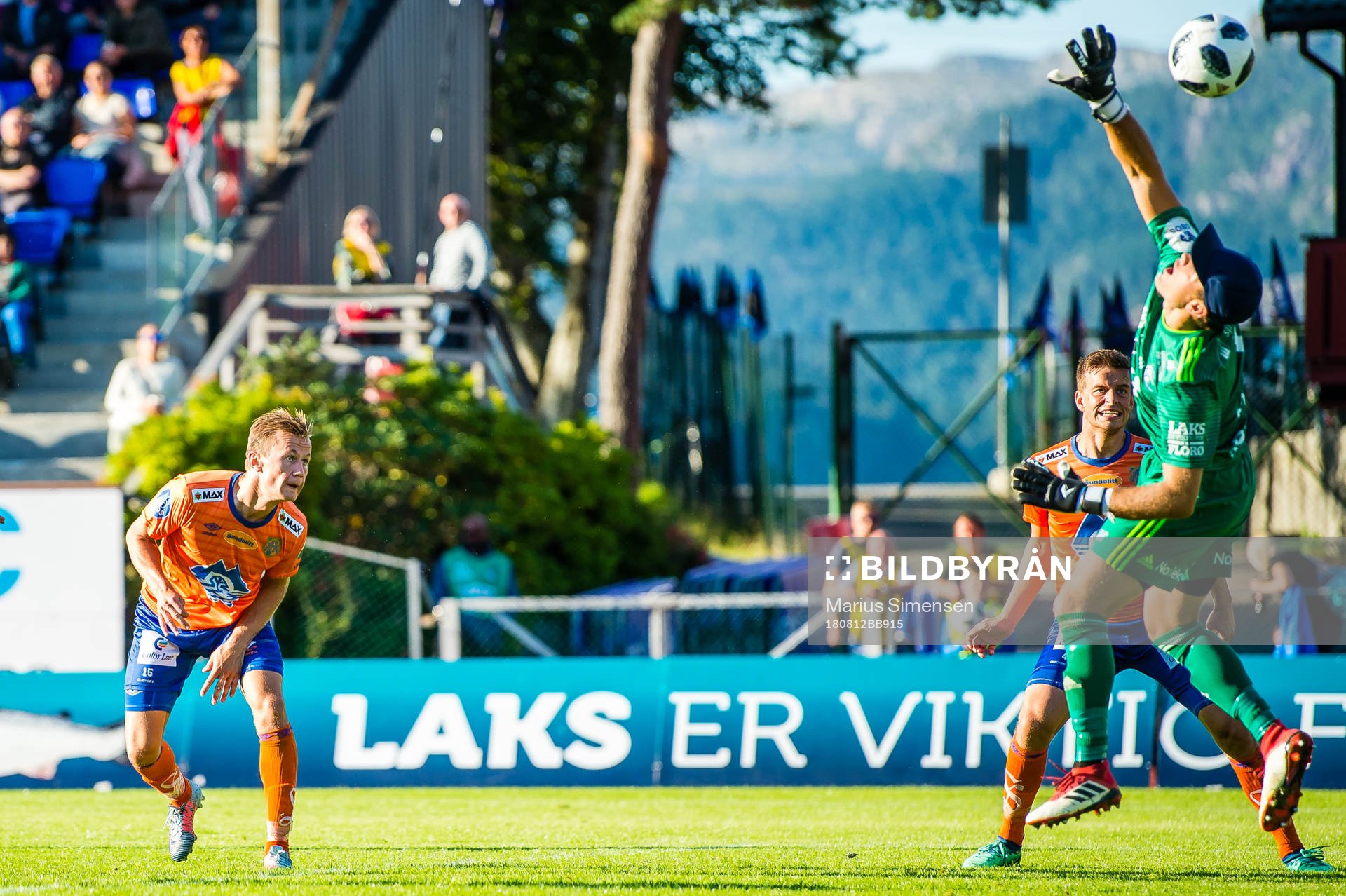 Ståle Steen Sæthre of Aalesund scores the 1-3 goal