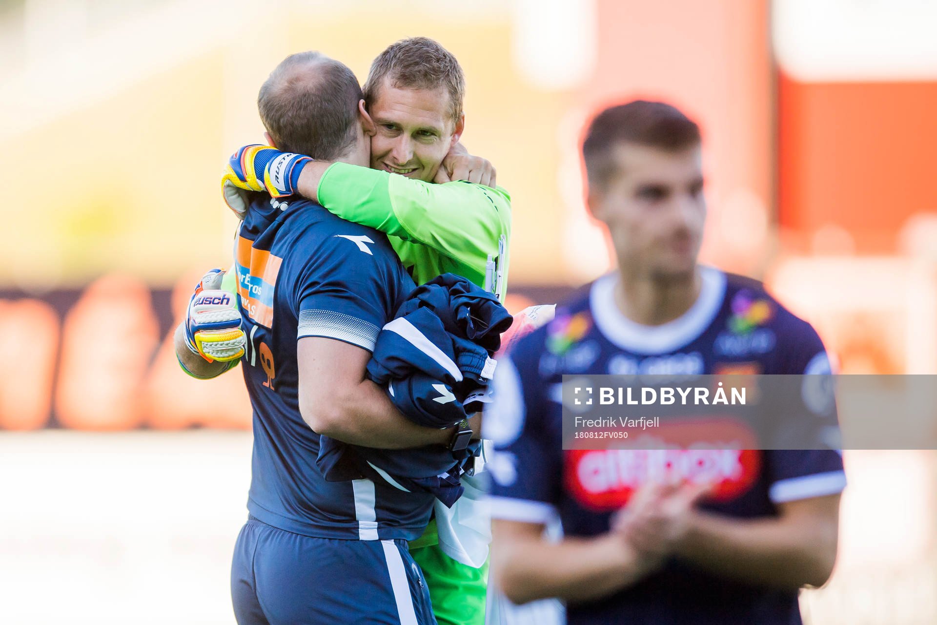 Goalkeeper Iven Austbø of Viking celebrates