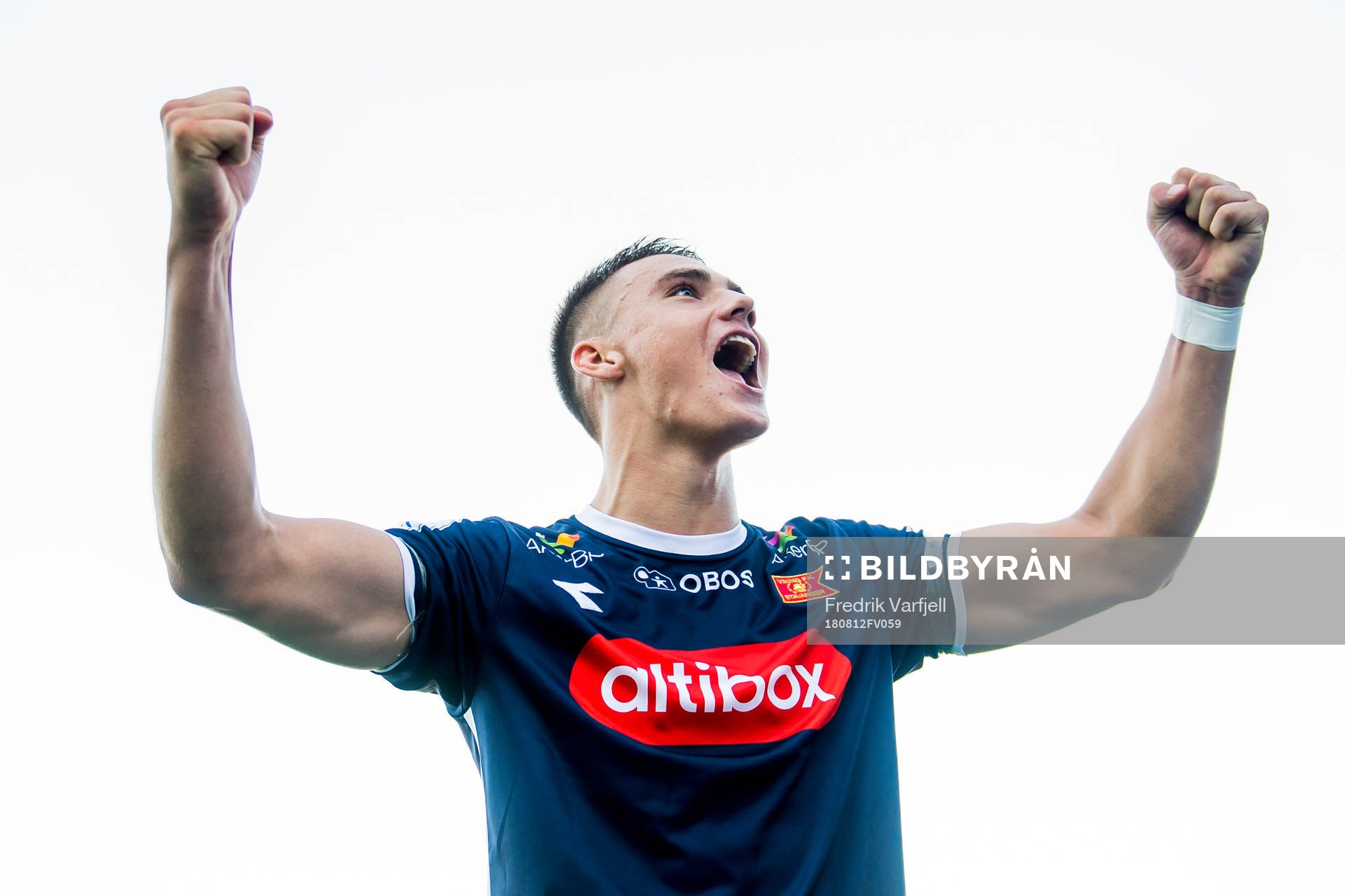 Markus Nakkim of Viking celebrates
