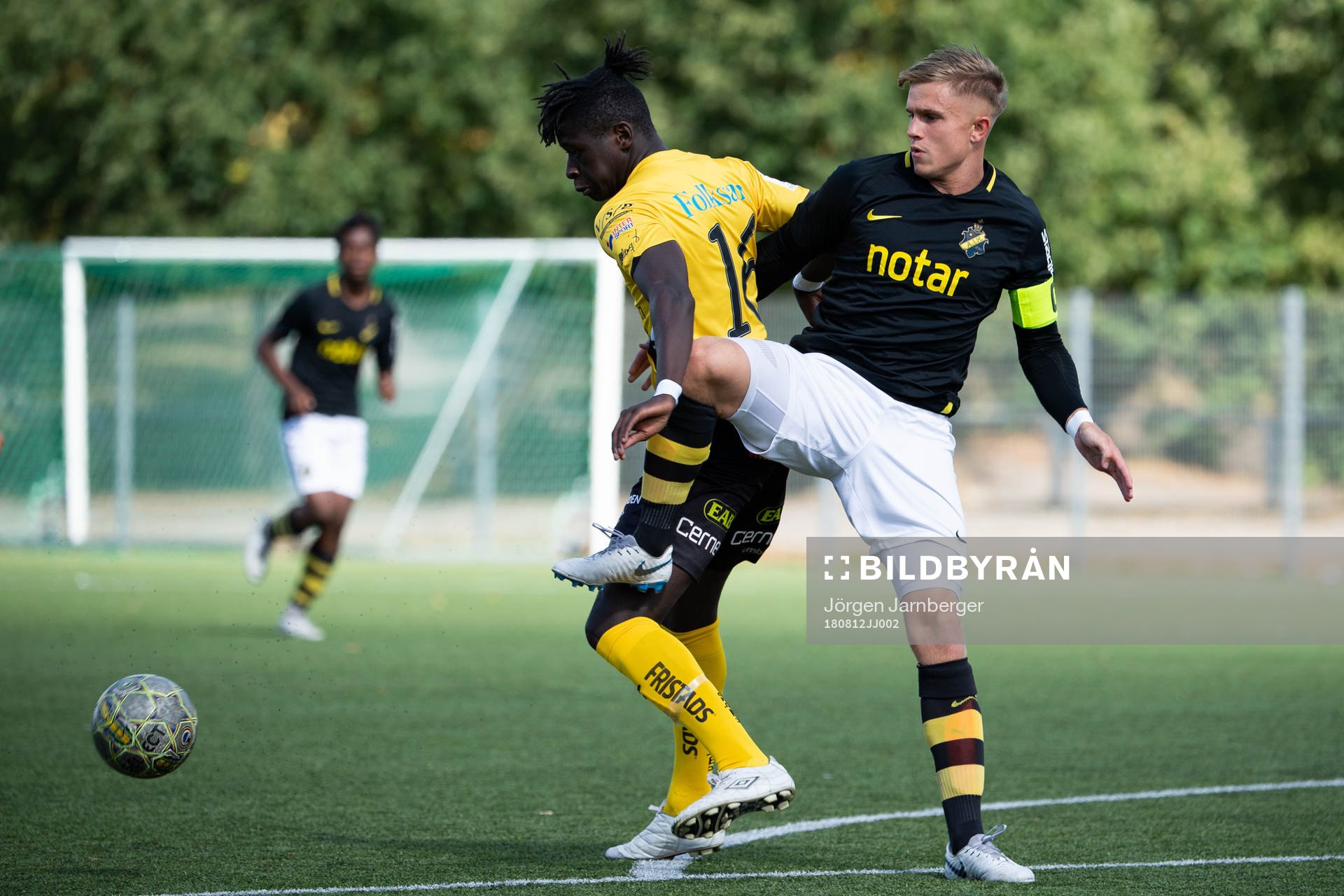 AIKs Filip Mazanti Nyberg och Elfsborgs Musa M'Benga