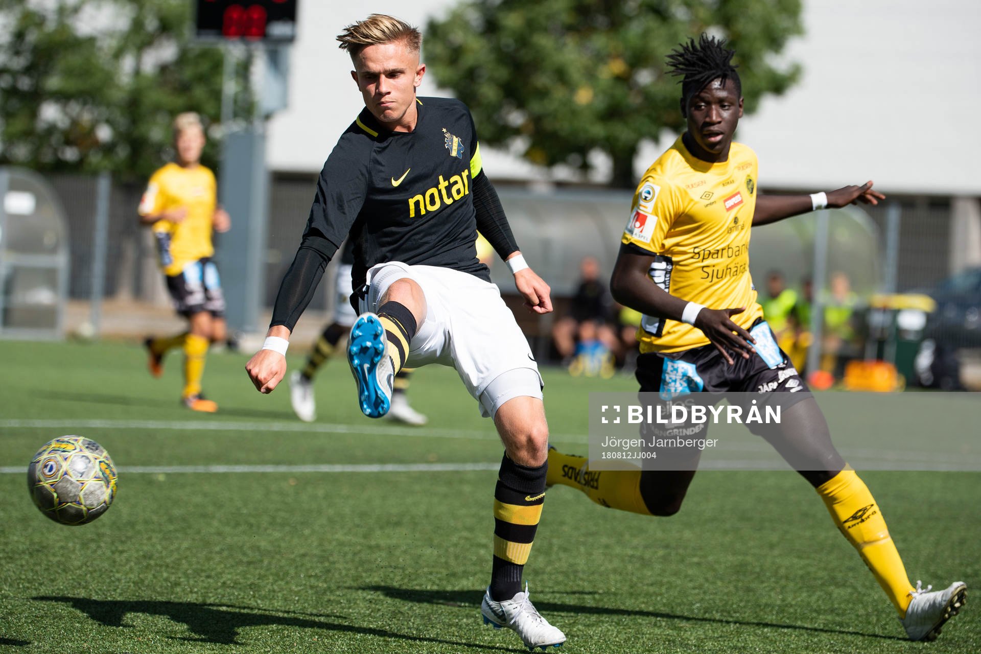 AIKs Filip Mazanti Nyberg och Elfsborgs Musa M'Benga