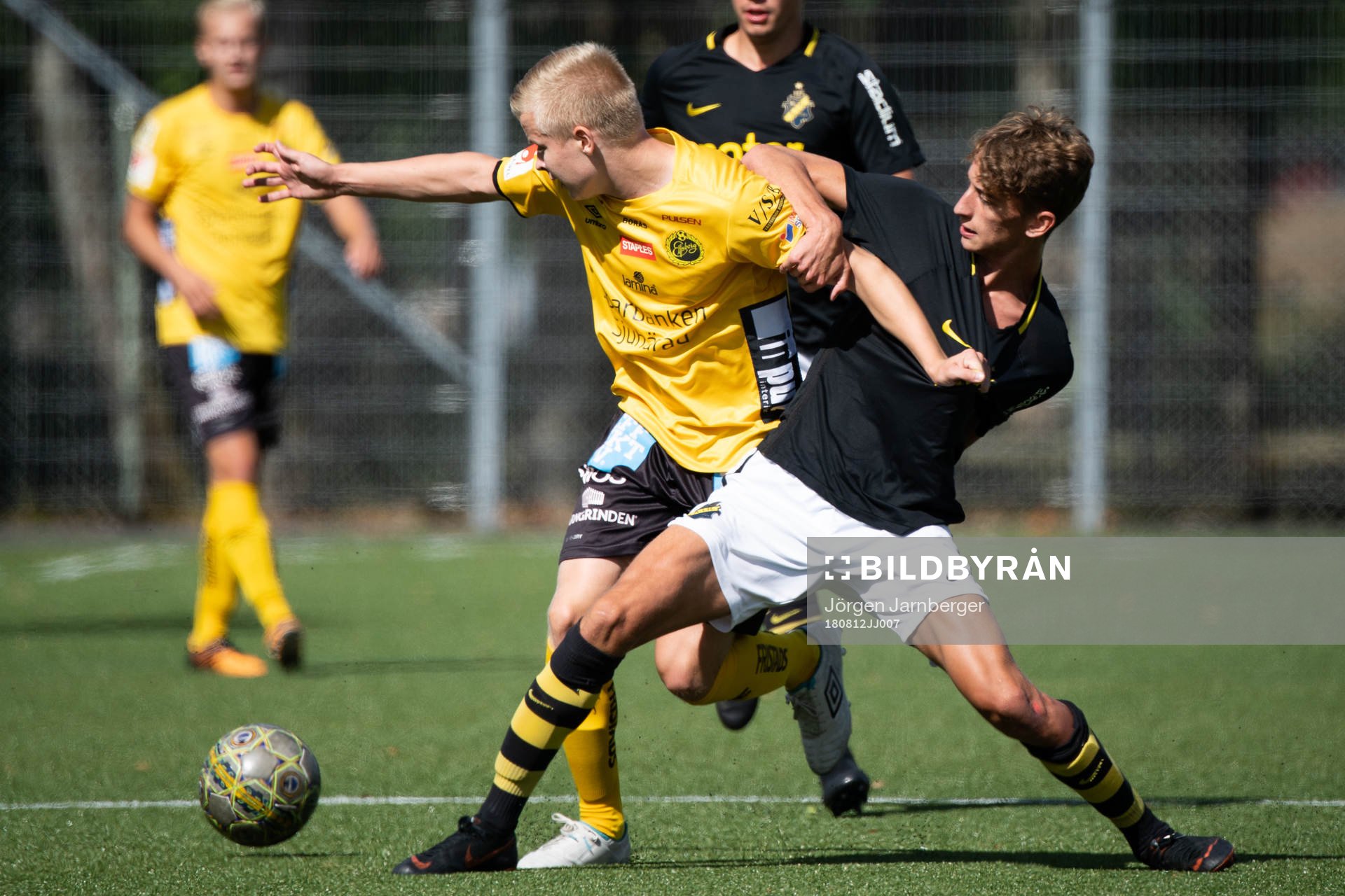Elfsborgs Kevin Liimatainen och AIKs John Ekdal