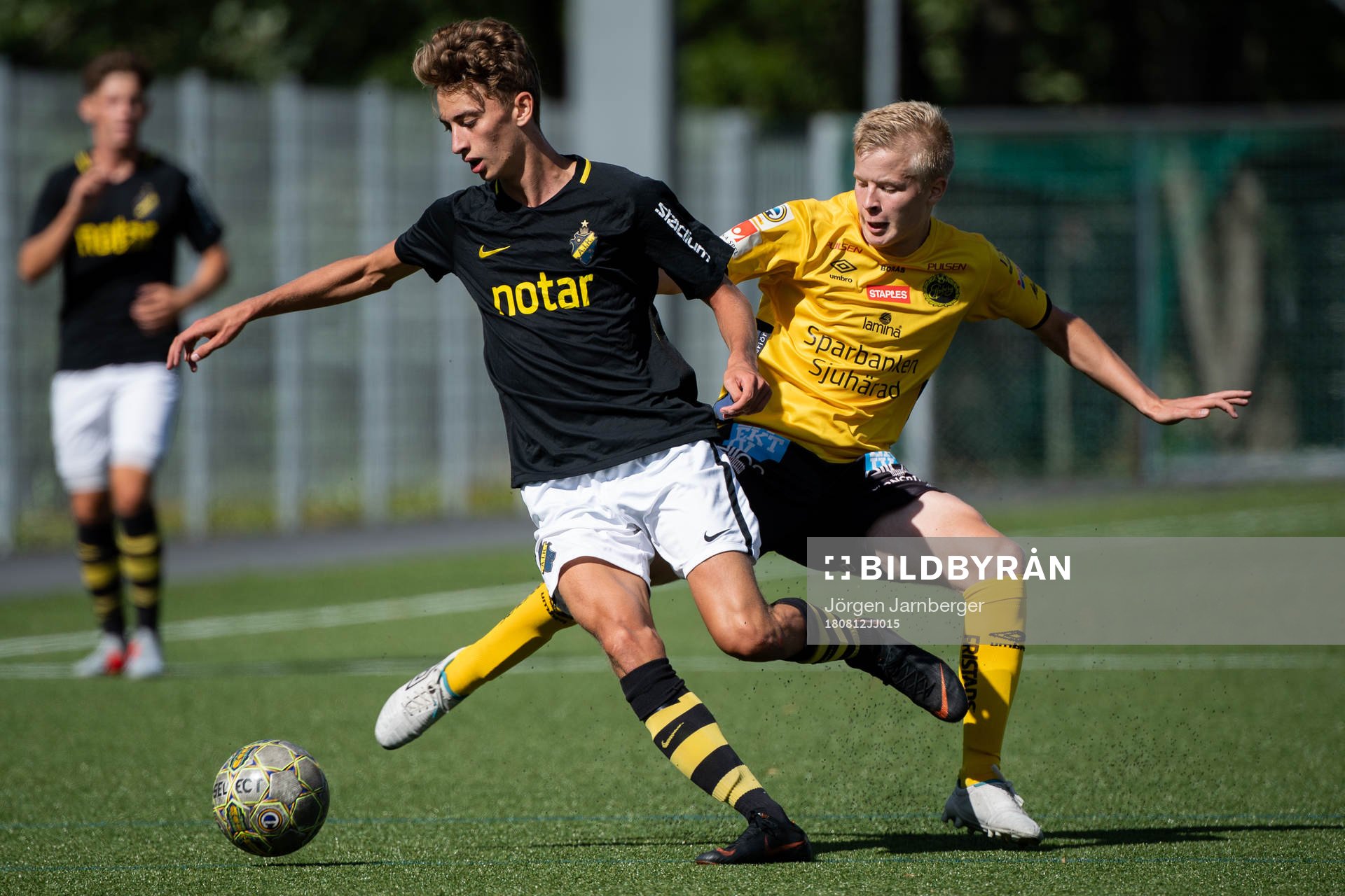 AIKs John Ekdal och Elfsborgs Kevin Liimatainen
