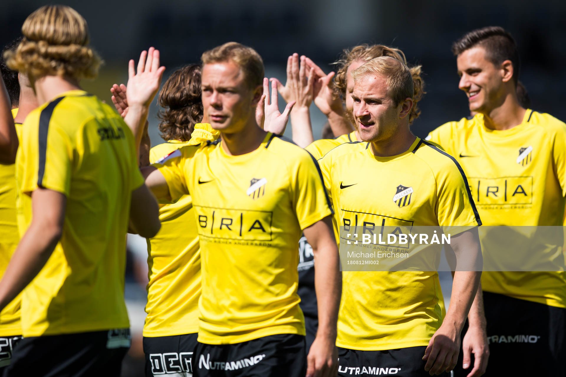 Häckens Adam Andersson och Kari Arkivuo