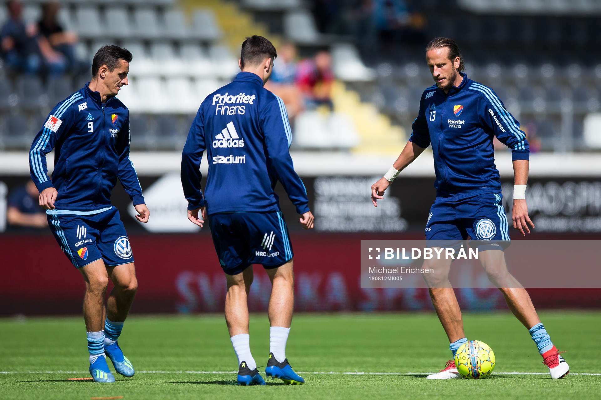 Djurgårdens Haris Radetinac och Jonas Olsson