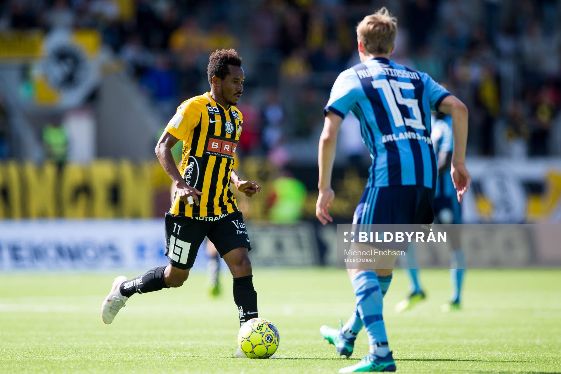 Häckens Nasiru Mohammed mot Djurgårdens Jonathan