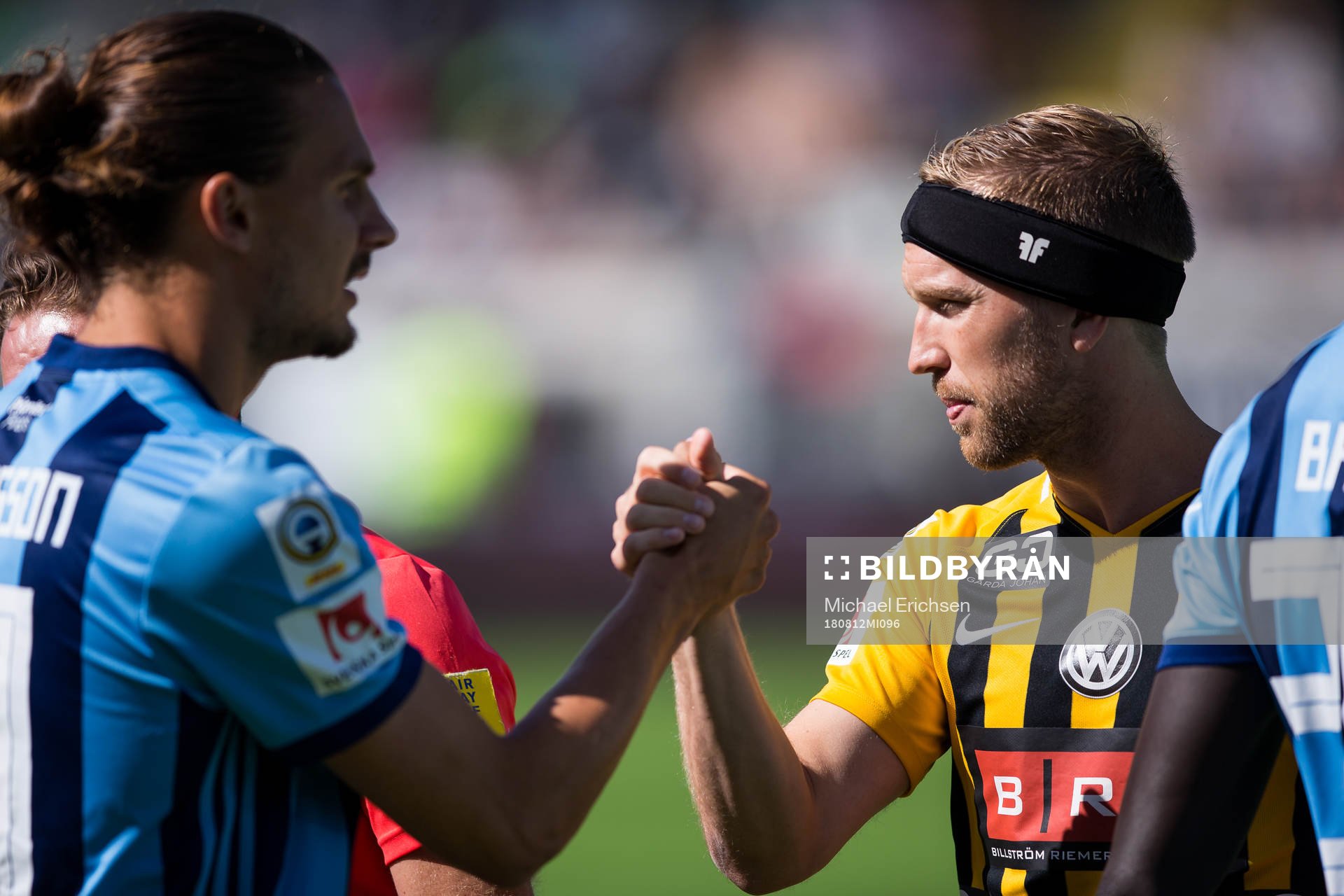 Djurgårdens Erik Johansson och Häckens Rasmus Lindgren