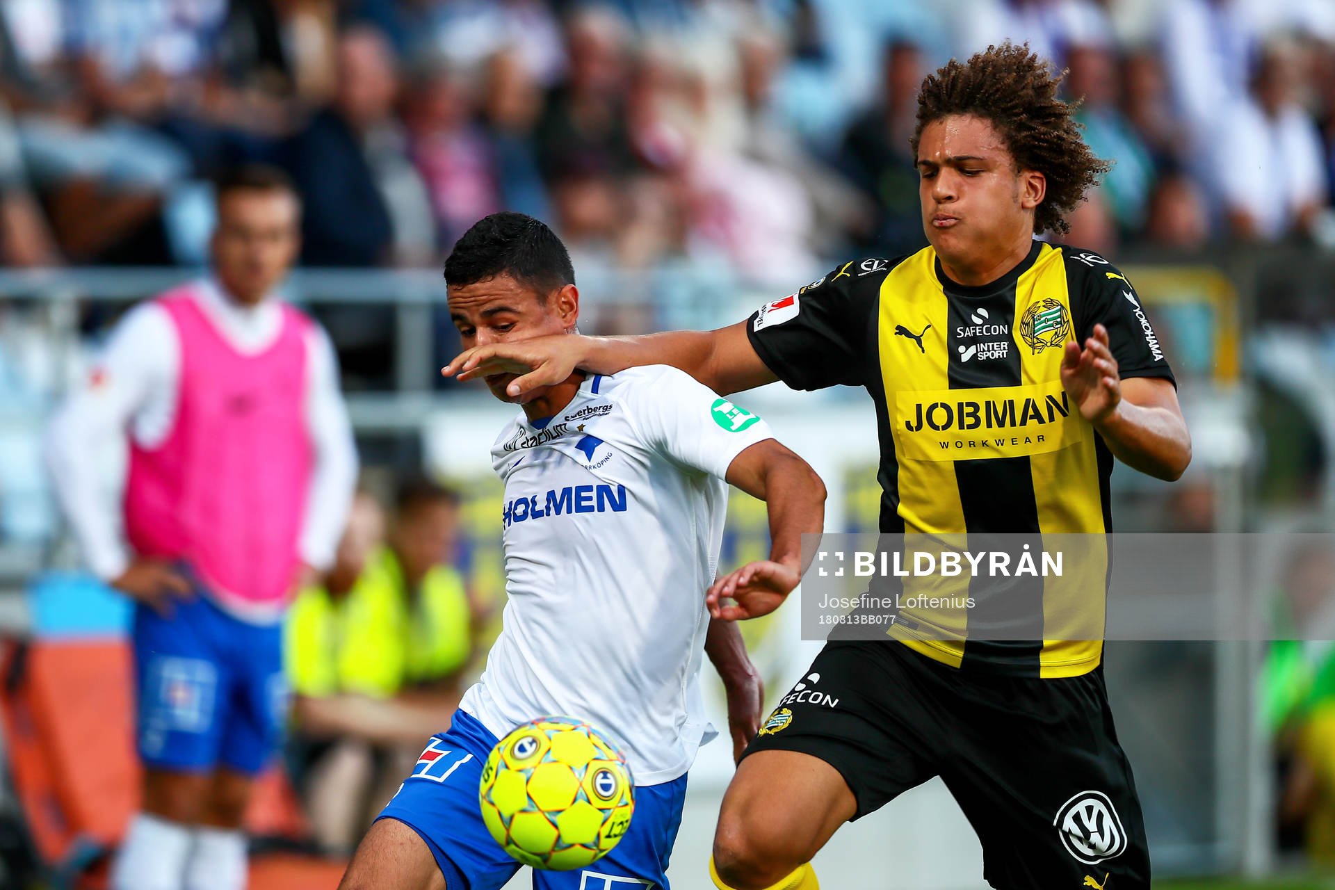 Norrköpings Ian Smith och Hammarbys Neto Borges