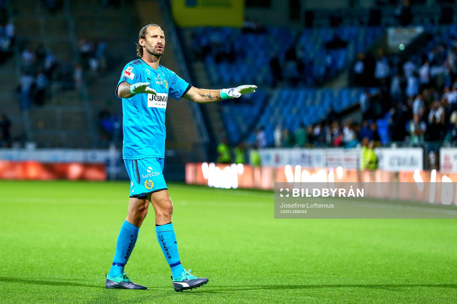 Hammarbys målvakt Johan Wiland