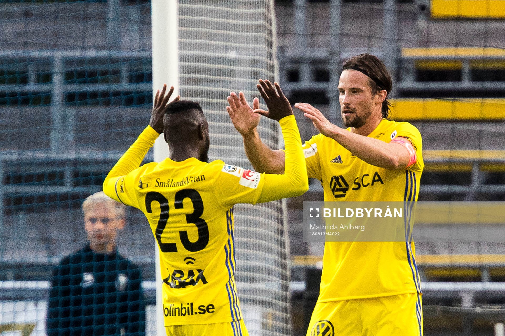 Trelleborgs Marcus Pode jublar