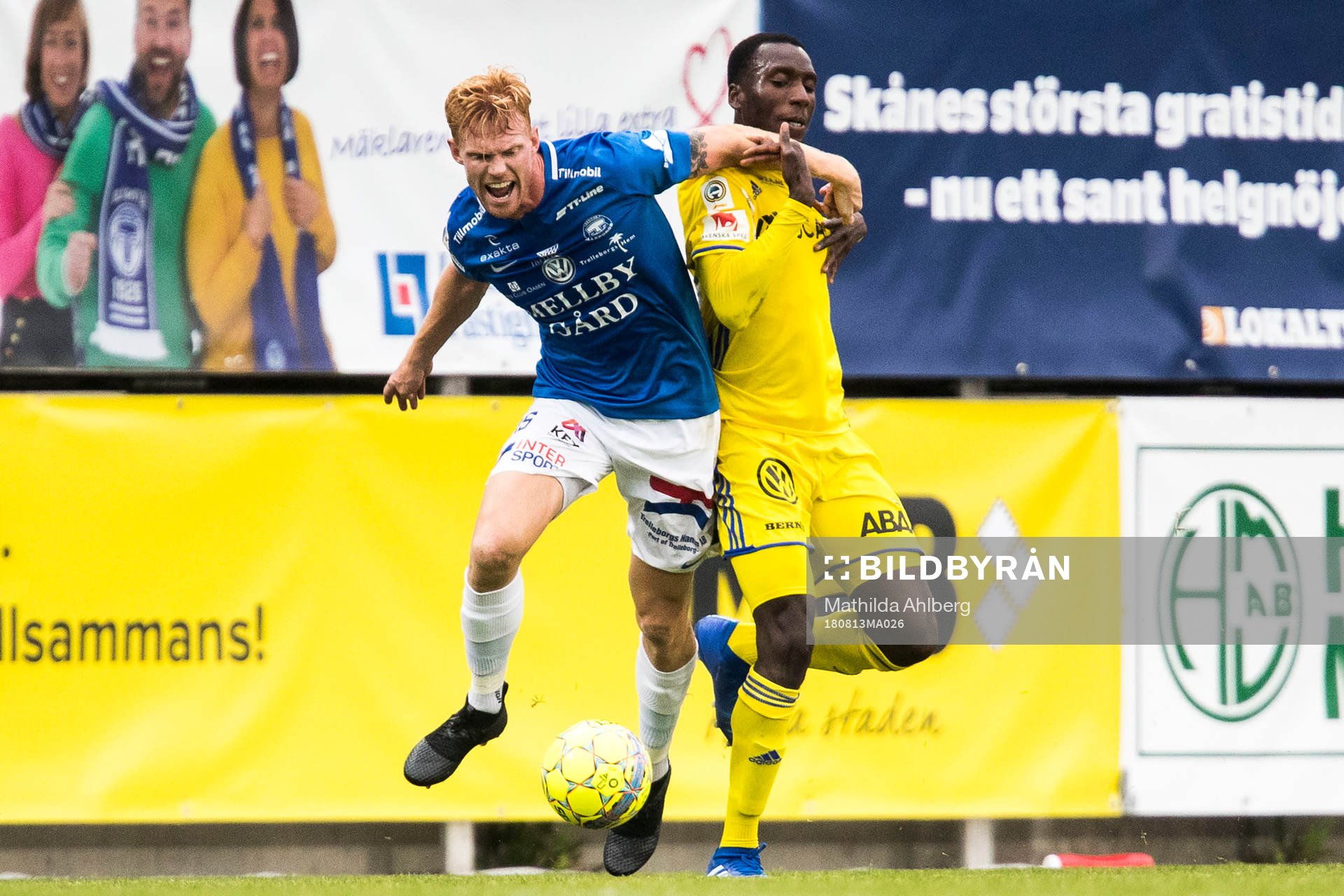 Trelleborgs Lasse Nielsen och Sundsvalls Peter Wilson
