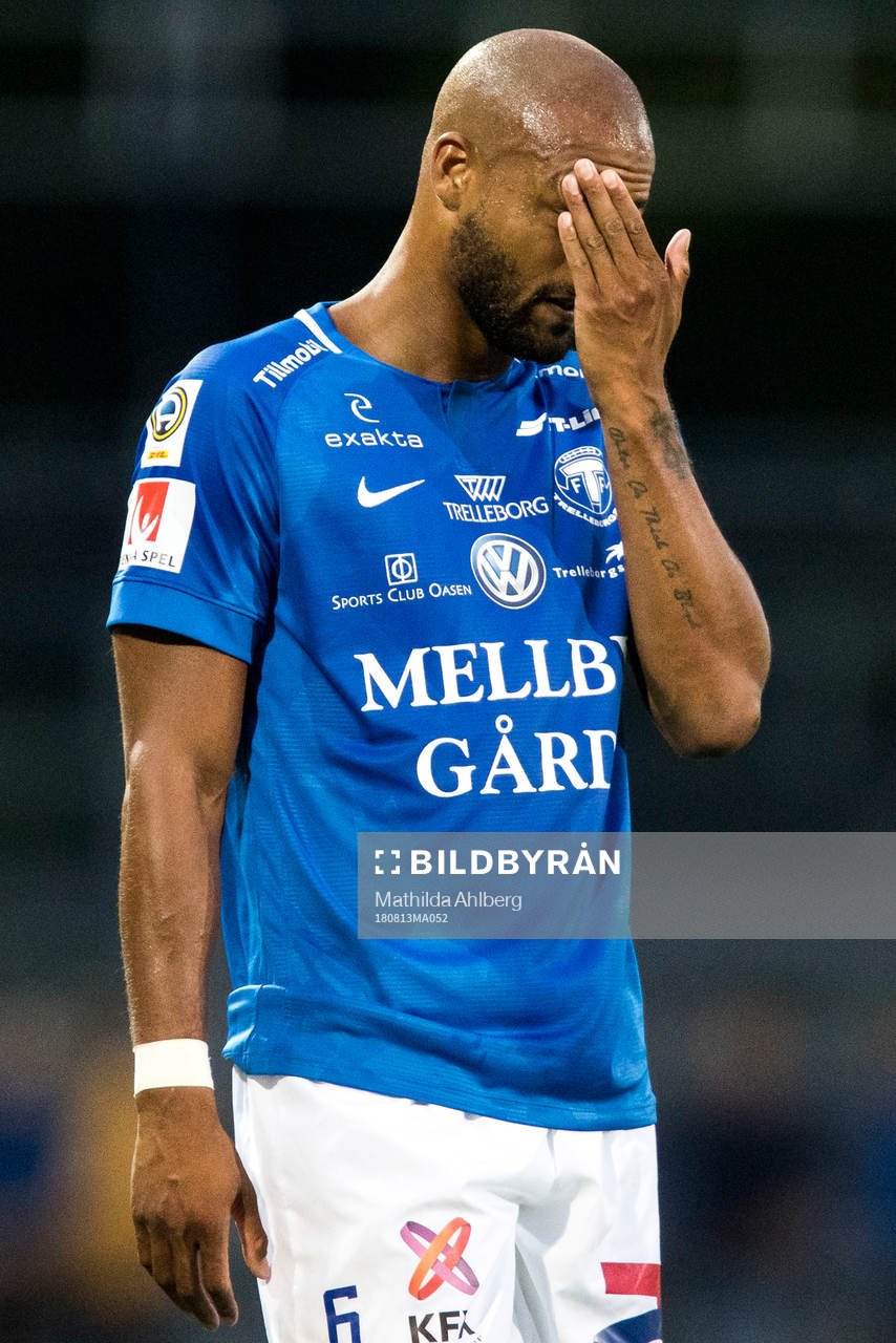 Trelleborgs Salif Camara Jönsson deppar