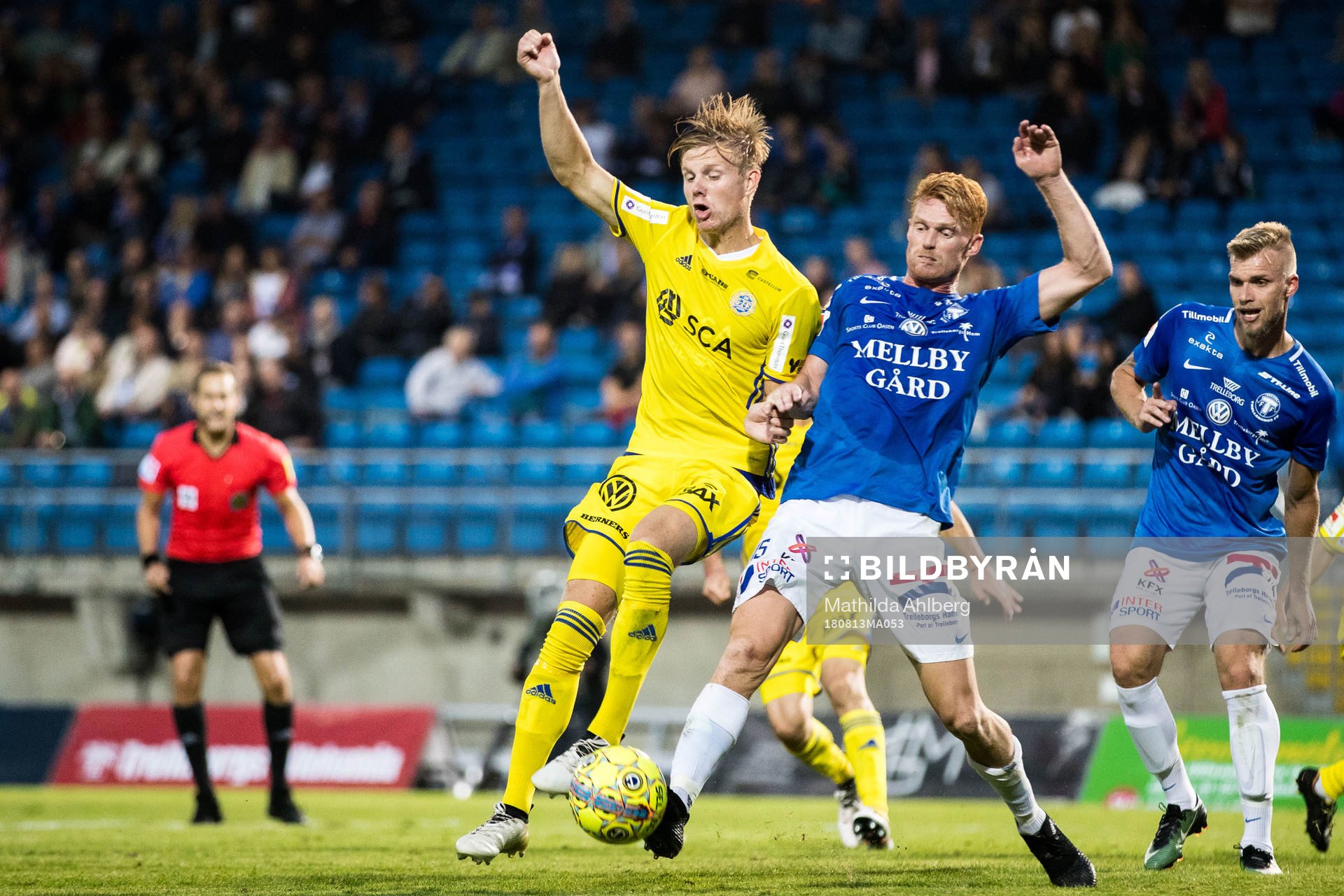 Sundsvalls Eric Björkander och Trelleborgs Lasse Nielsen