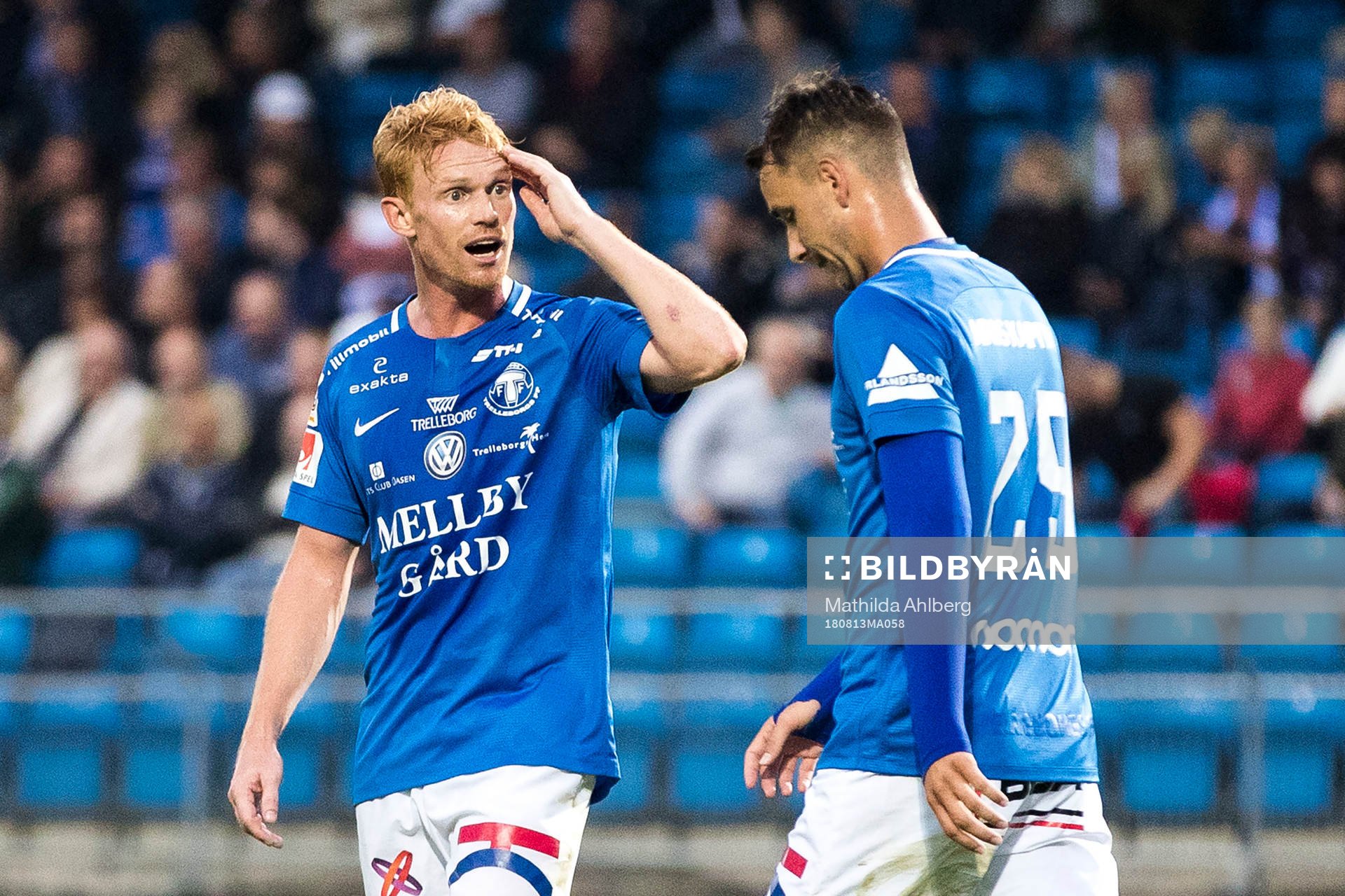 Trelleborgs Lasse Nielsen och Jasmin Sudic deppar
