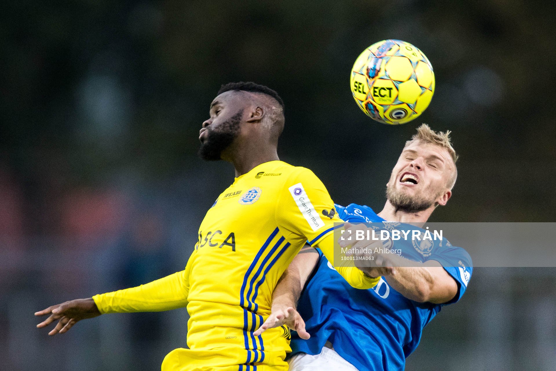 Sundsvalls Maic Sema och Trelleborgs Sebastian Ohlsson