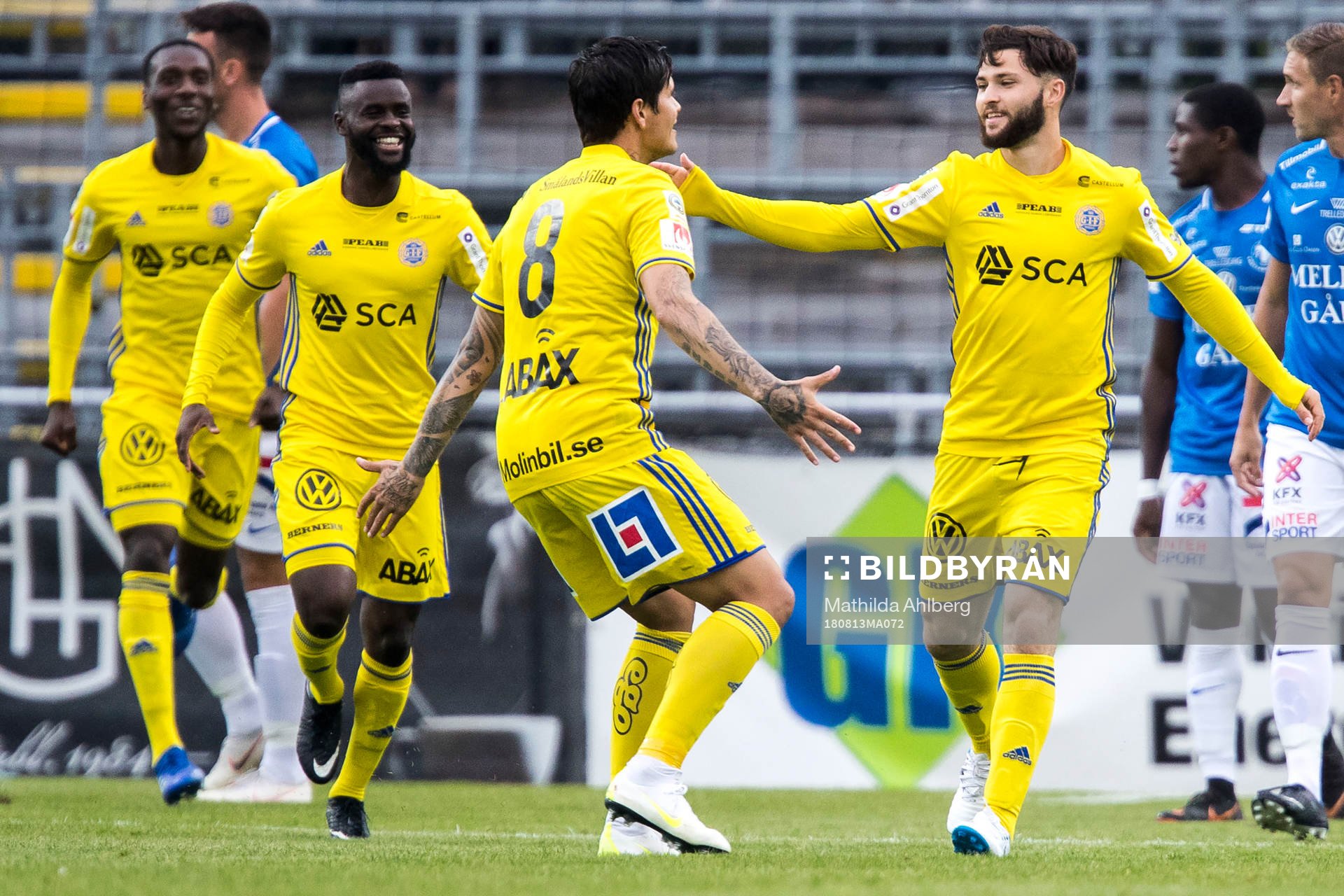Sundsvalls Jonathan Tamimi Syberg jublar