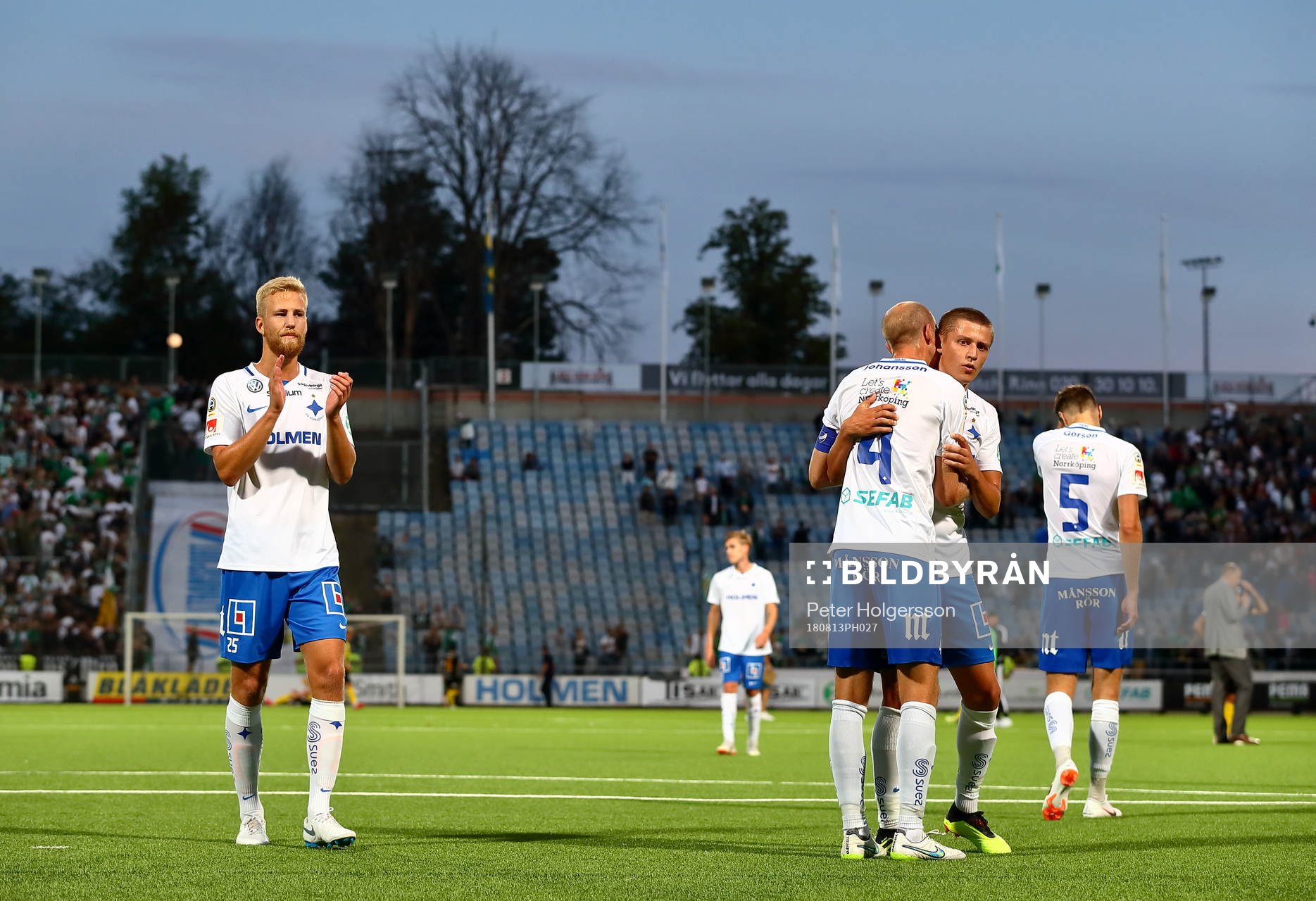 Norrköpings Filip Dagerstål, Andreas Johansson och Simon