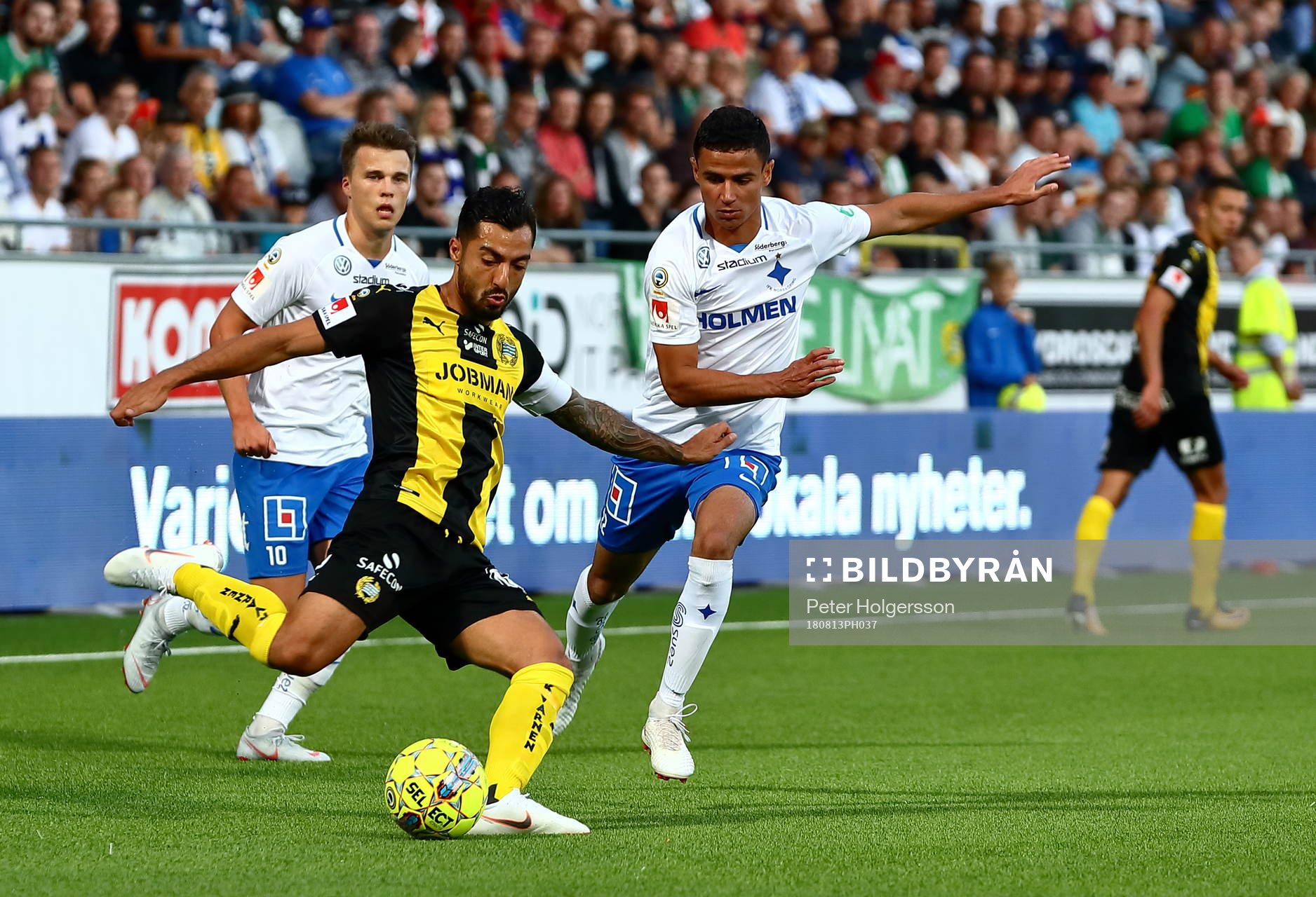 Hammarbys Jiloan Hamad ocg Norrköpings Ian Smith