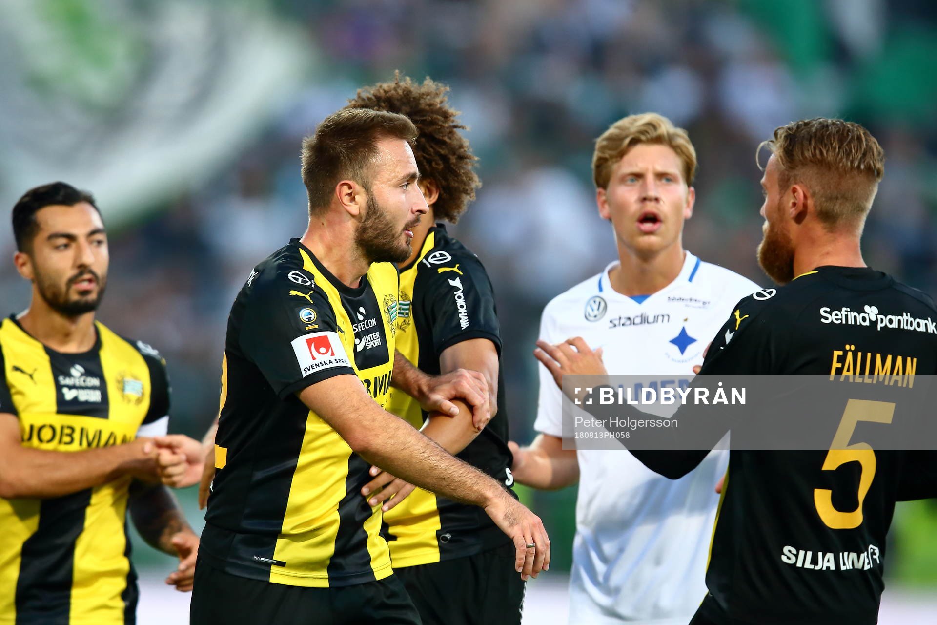 Hammarbys Muamer Tankovic reagerar