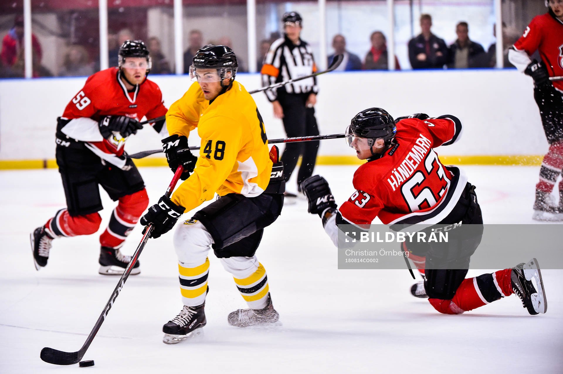 Panterns Oliver Olsson och Malmö Redhawks Fredrik