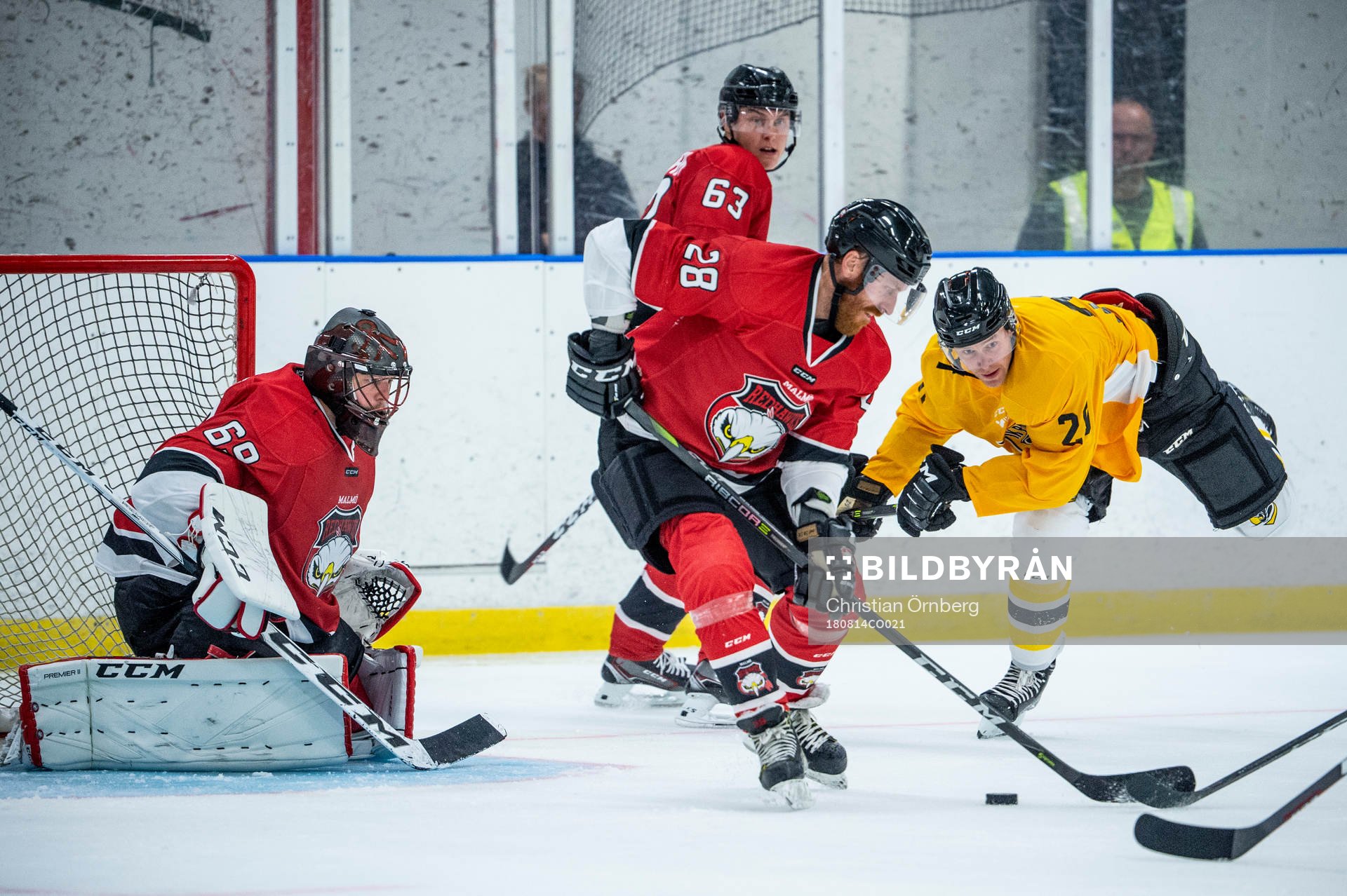 Malmö Redhawks målvakt Oscar Alsenfelt, Fredrik