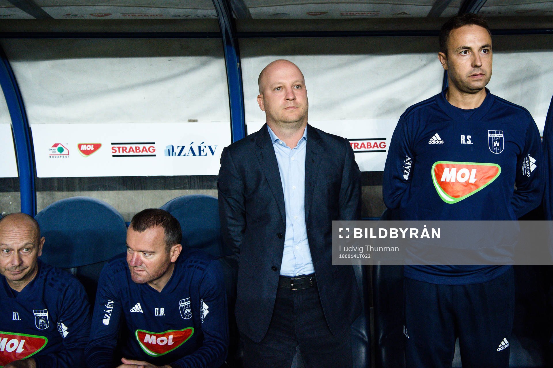 head coach Marko Nikolic of Vidi prior the UEFA Champions