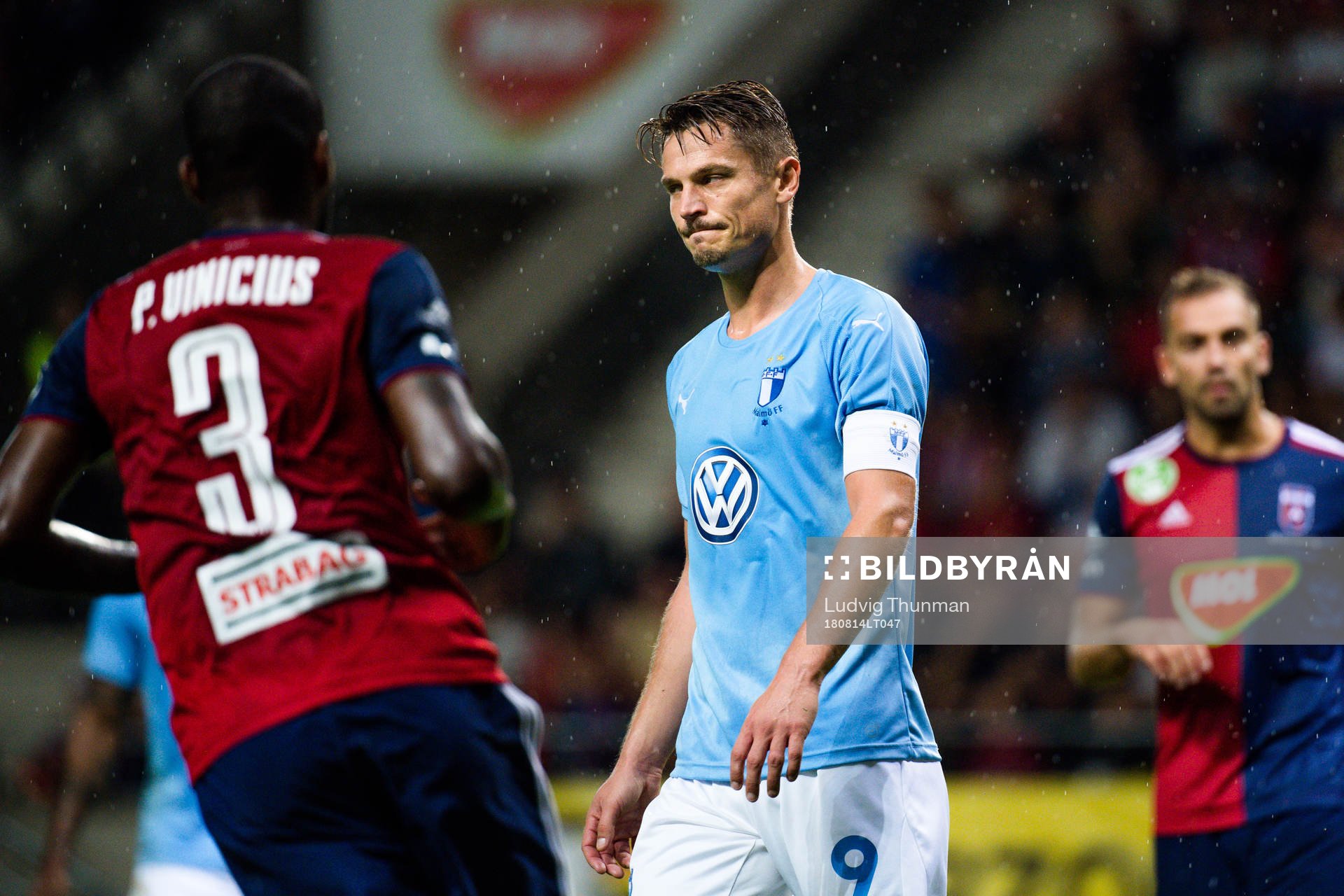 Markus Rosenberg of Malmö FF looks dejected