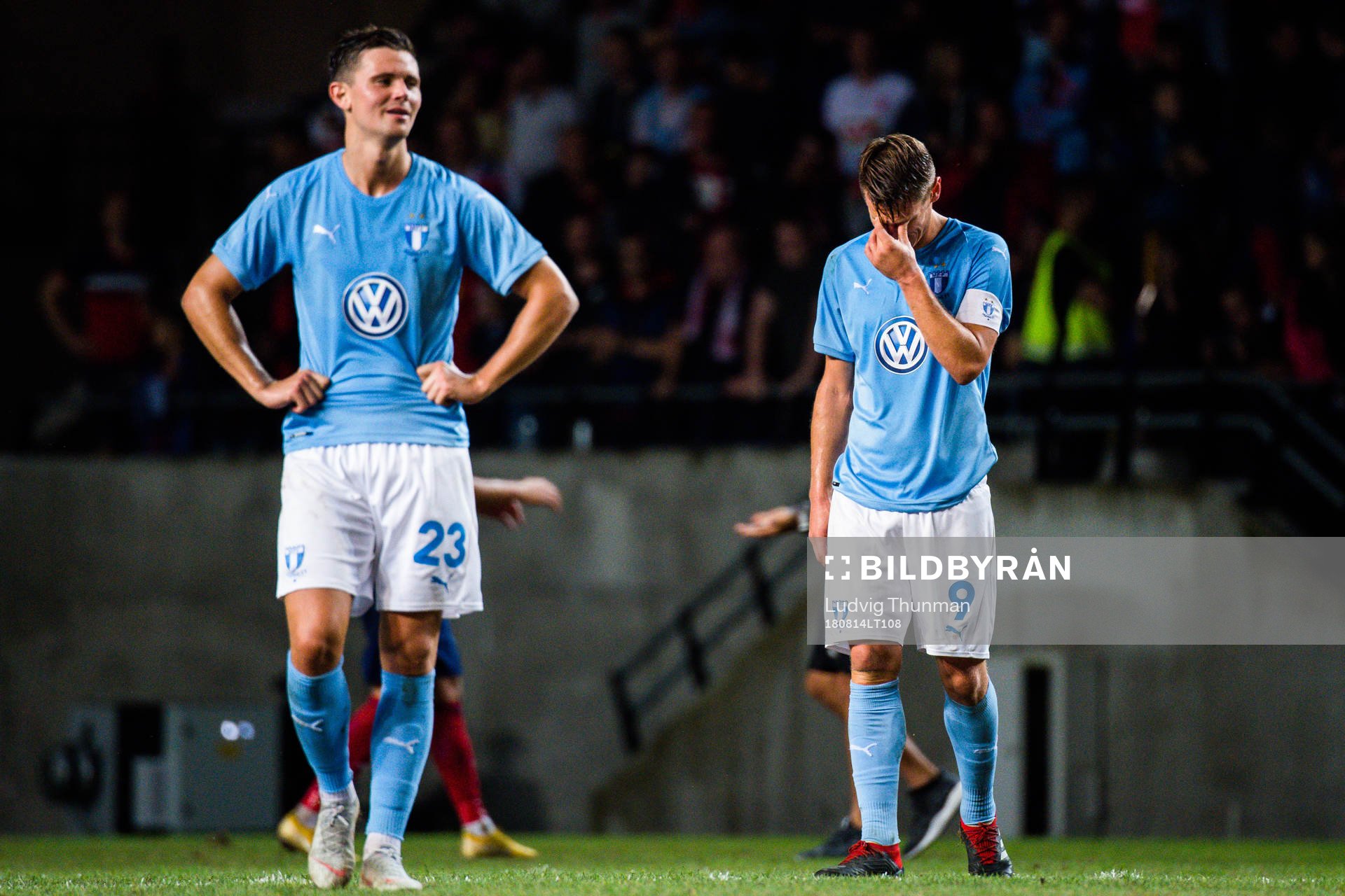 Marcus Antonsson and Markus Rosenberg  of Malmö FF looks