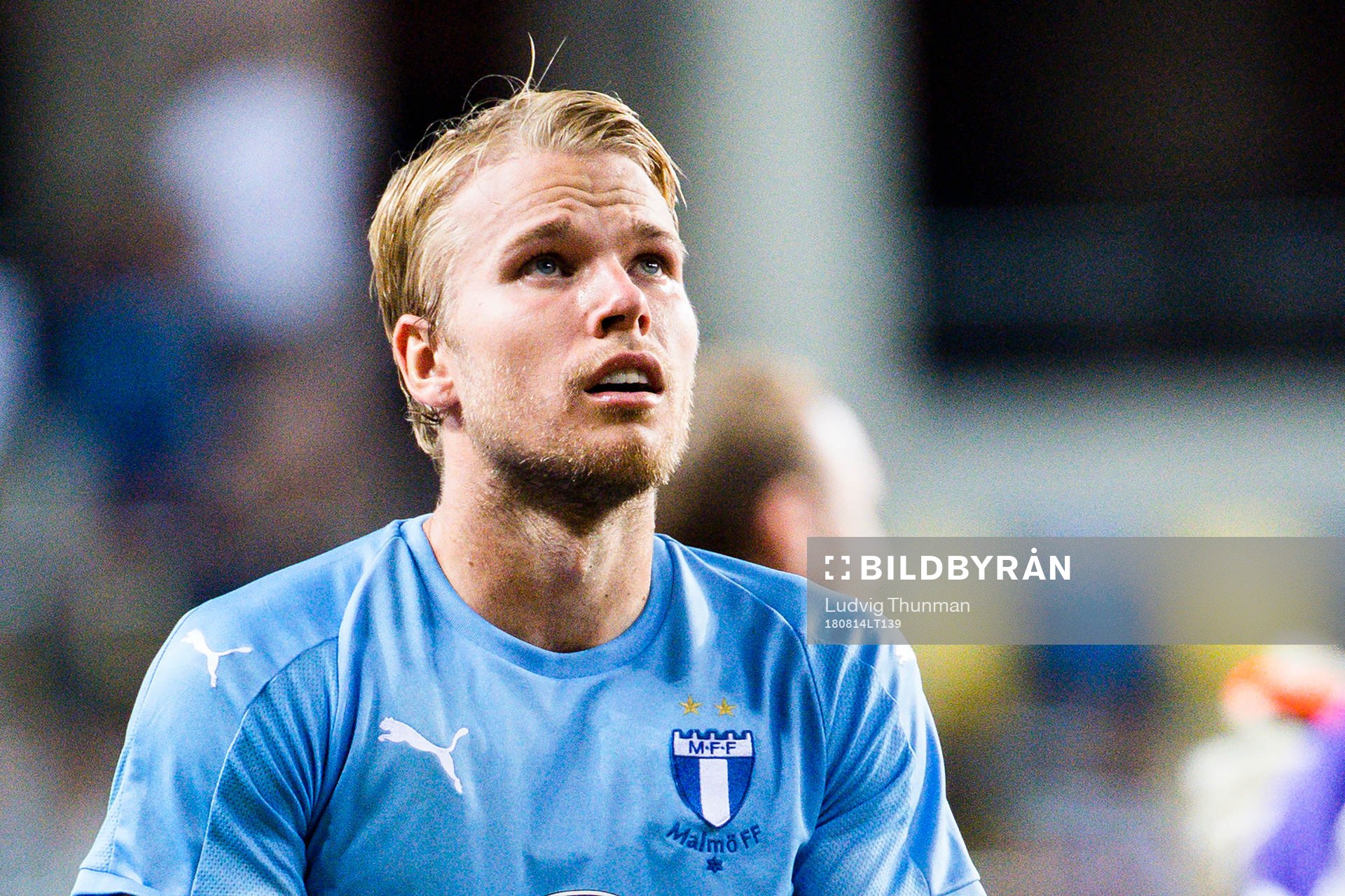 Oscar Lewicki  of Malmö FF looks dejected