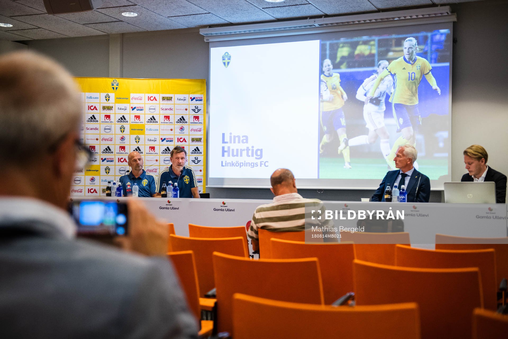 En bild på Lina Hurtig, som tagits ut i landslagstruppen,