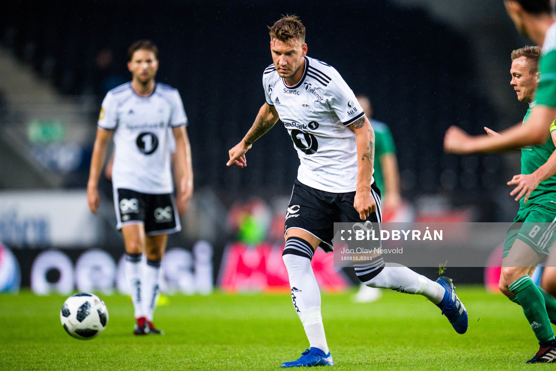 Nicklas Bendtner of Rosenborg in the Europa League