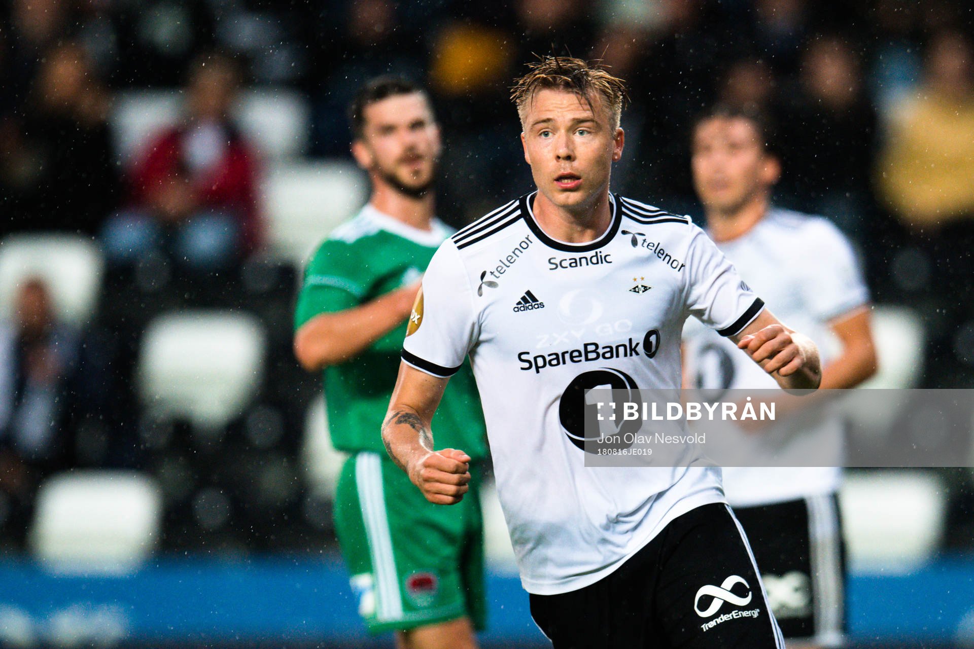 Alexander Søderlund of Rosenborg celebrates the 2-0 goal