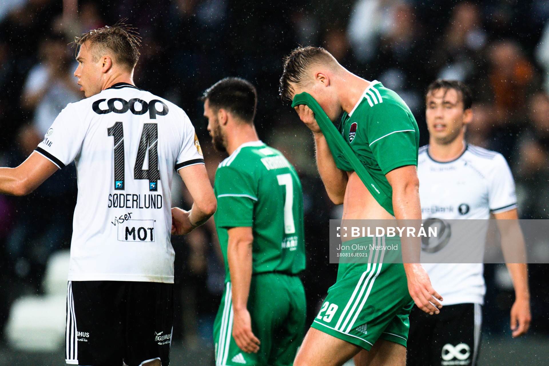 Sean McLoughlin of Cork City looks dejected