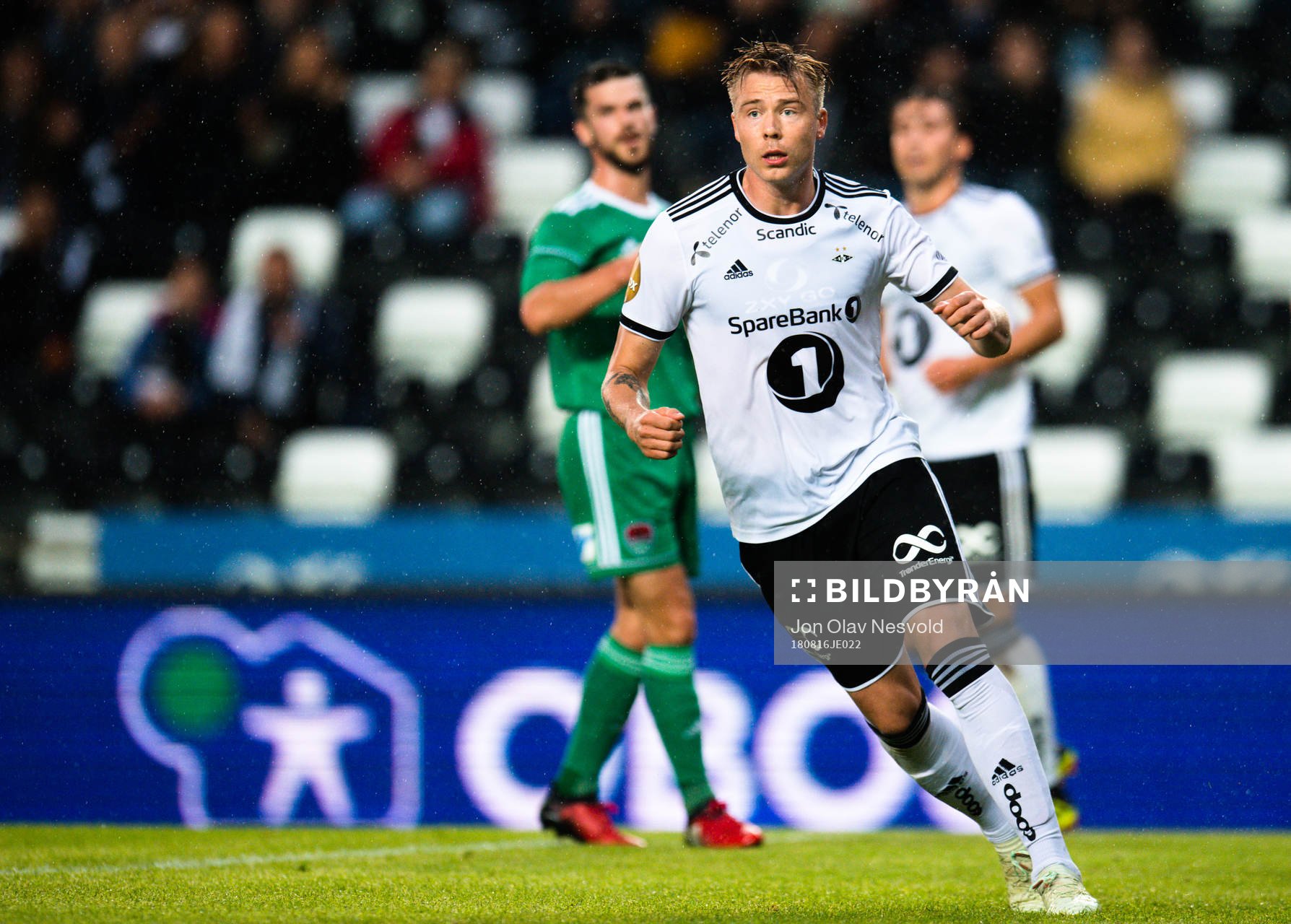 Alexander Søderlund of Rosenborg celebrates the 2-0 goal