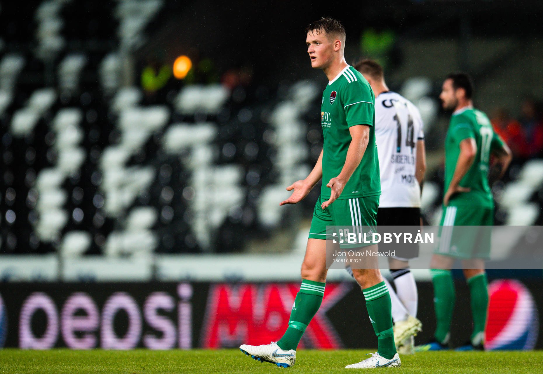 Sean McLoughlin of Cork City looks dejected