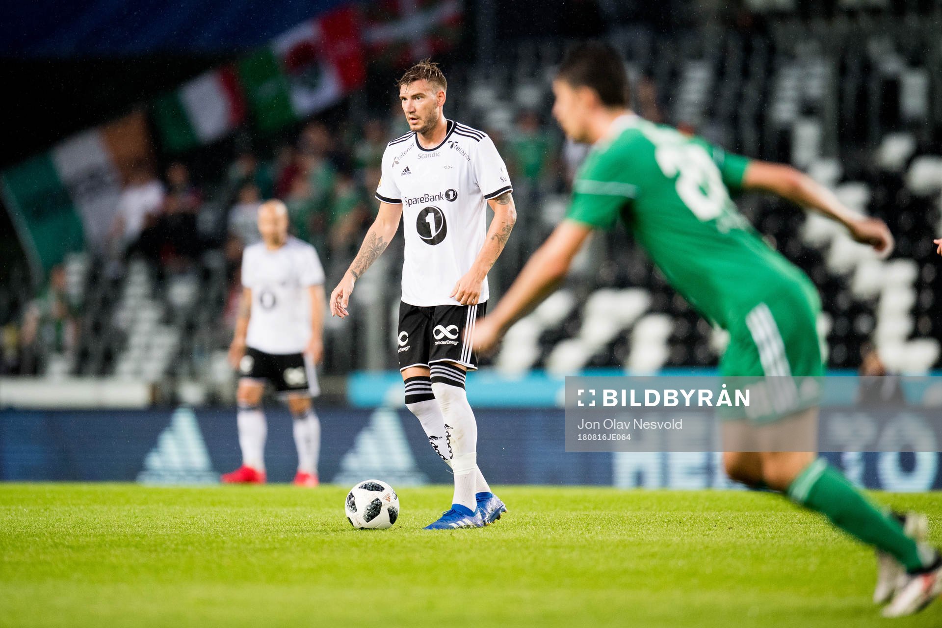 Nicklas Bendtner of Rosenborg in the Europa League