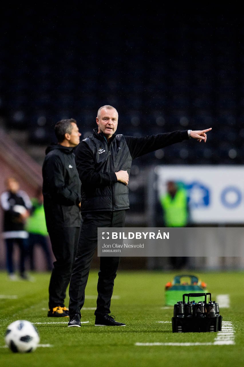 Rini Coolen, head coach of Rosenborg, in the Europa League