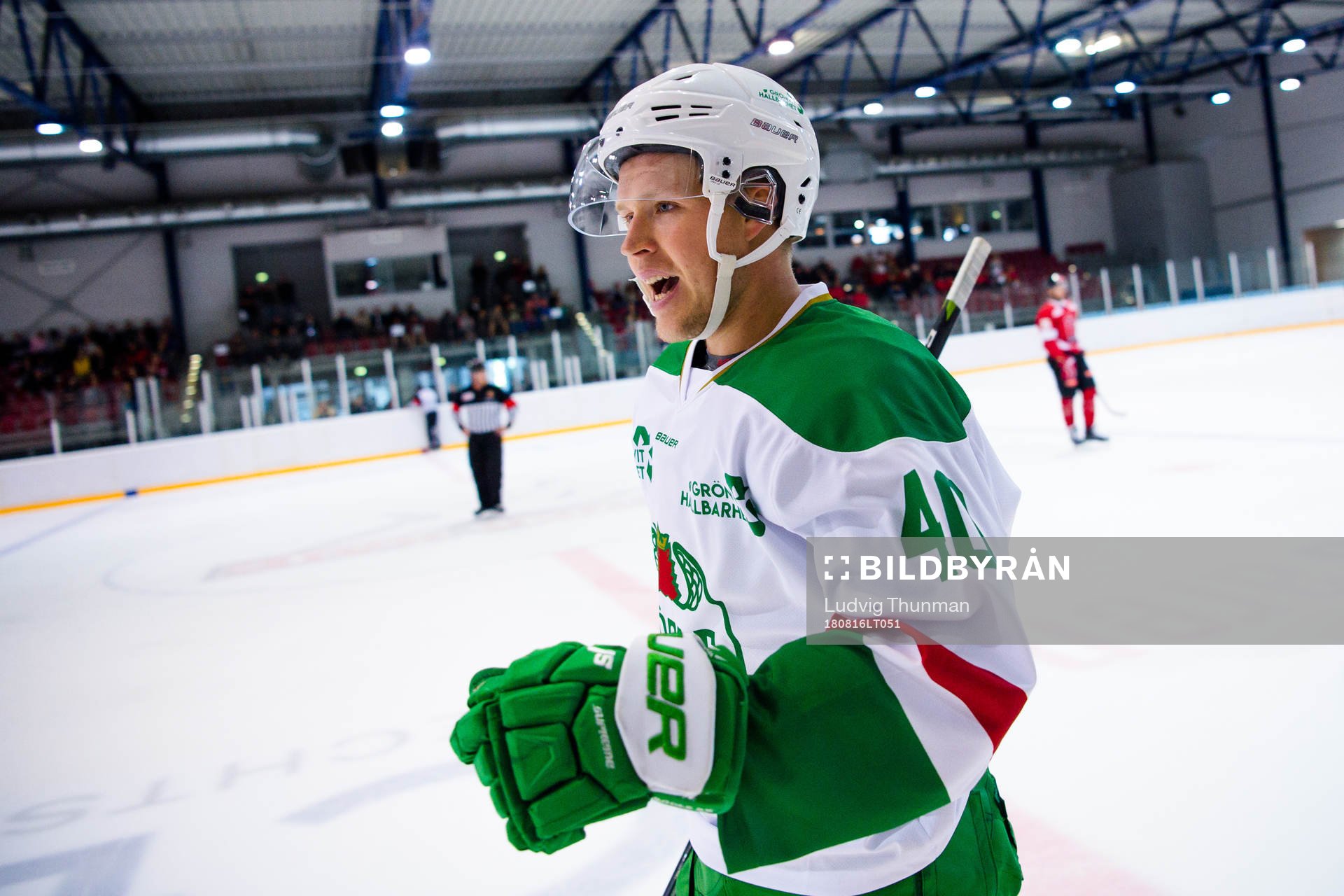 Rögles Christopher Bengtsson jublar