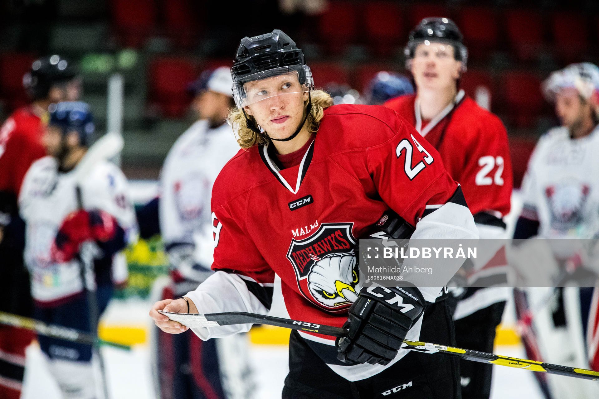 Malmö Redhawks Marcus Sylvegård deppar