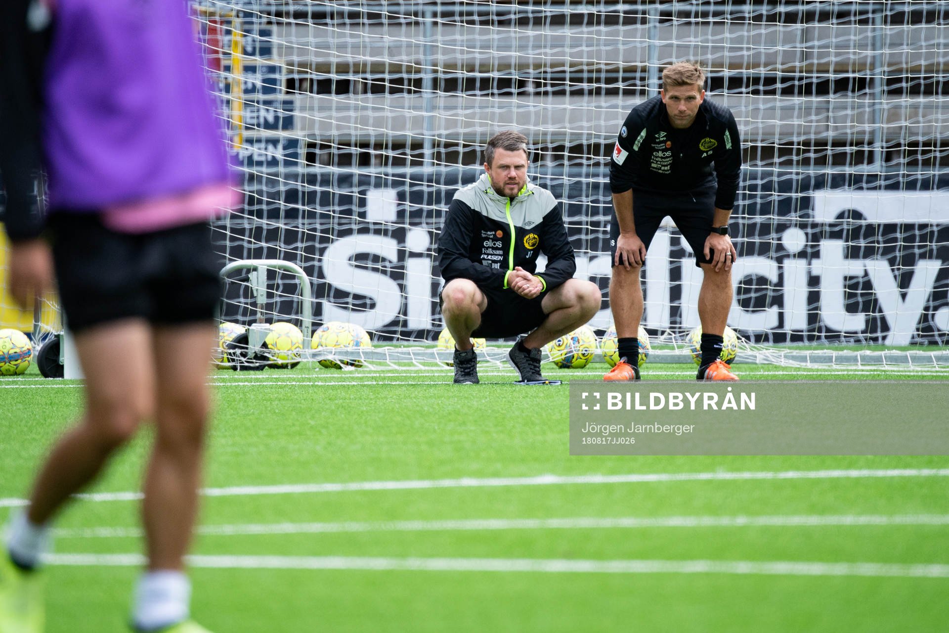 manager Jimmy Thelin och individuell tränare Anders