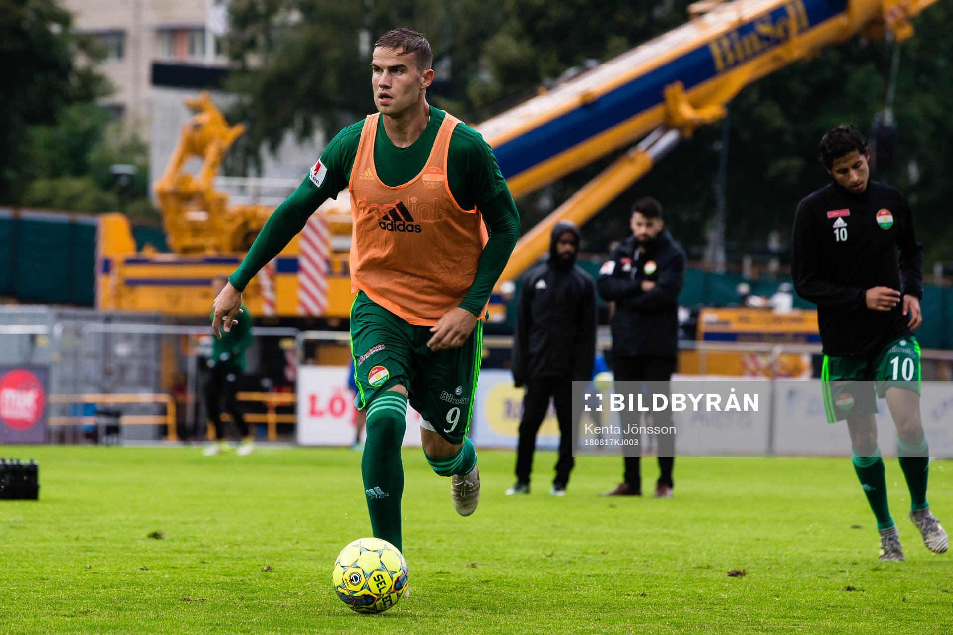 Dalkurds Eero Markkanen innan fotbollsmatchen i Allsvenskan