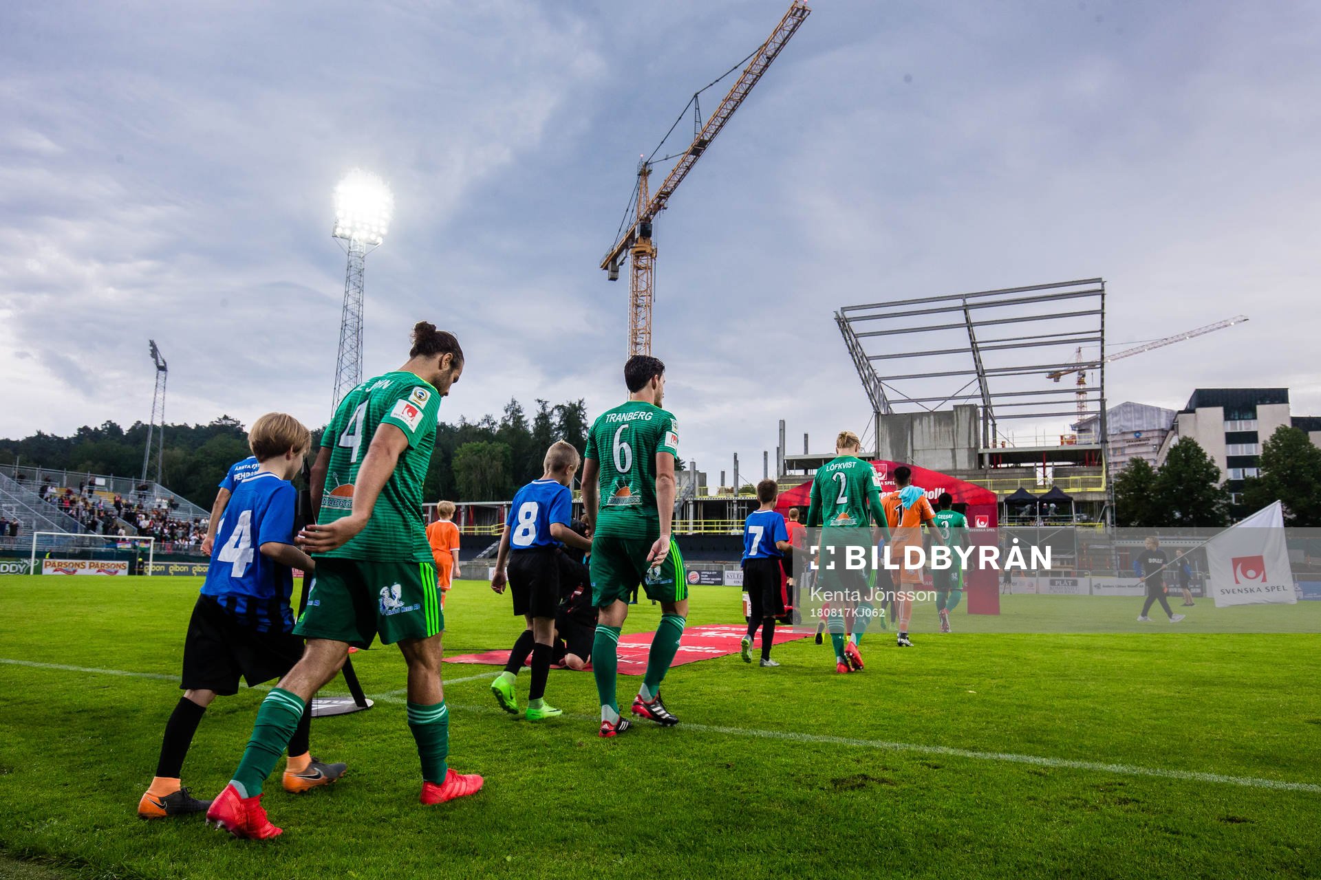 Dalkurds och Sirius spelare gör entré på Studenternas IP