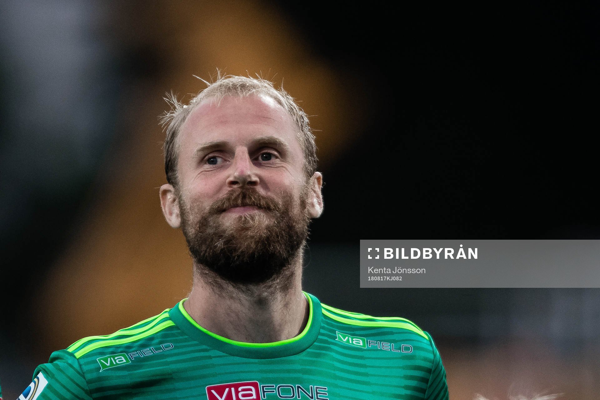 Dalkurds Markus Thorbjörnsson innan fotbollsmatchen i
