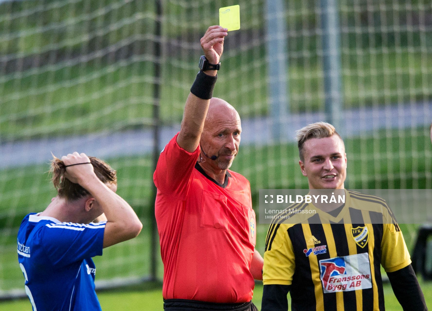 Varning i matchen i div. 2 Östra Götaland mellan IFK