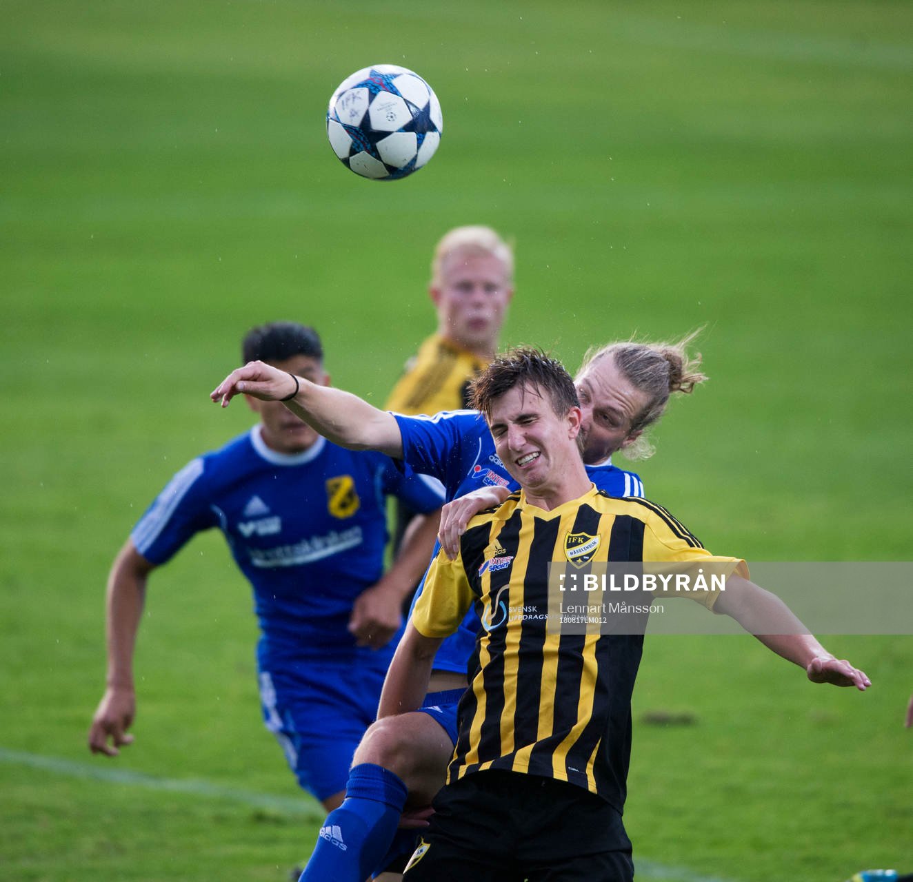 IFK Hässleholms Isak Olsson i matchen i div. 2 Östra