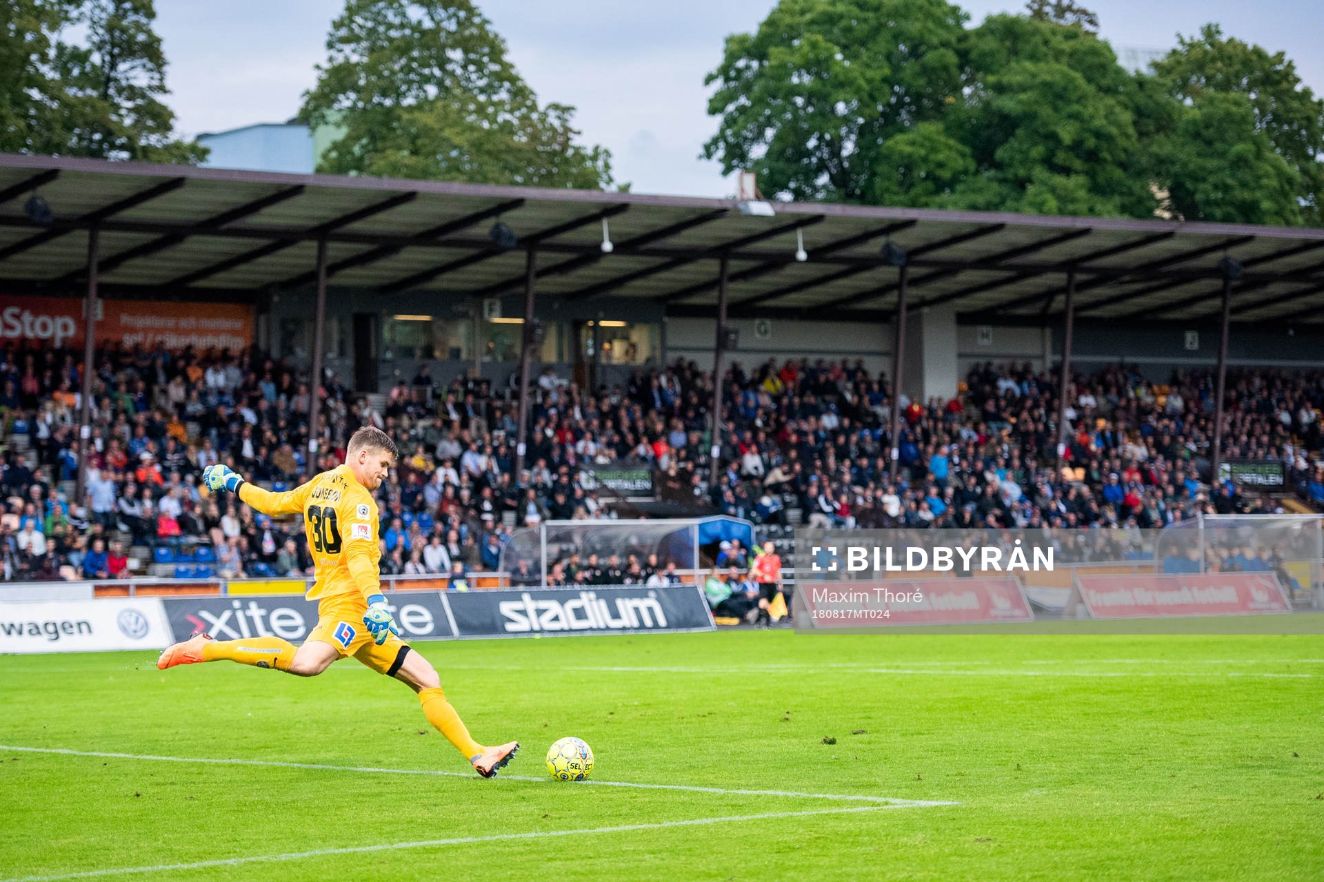 Sirius målvakt Lukas Jonsson